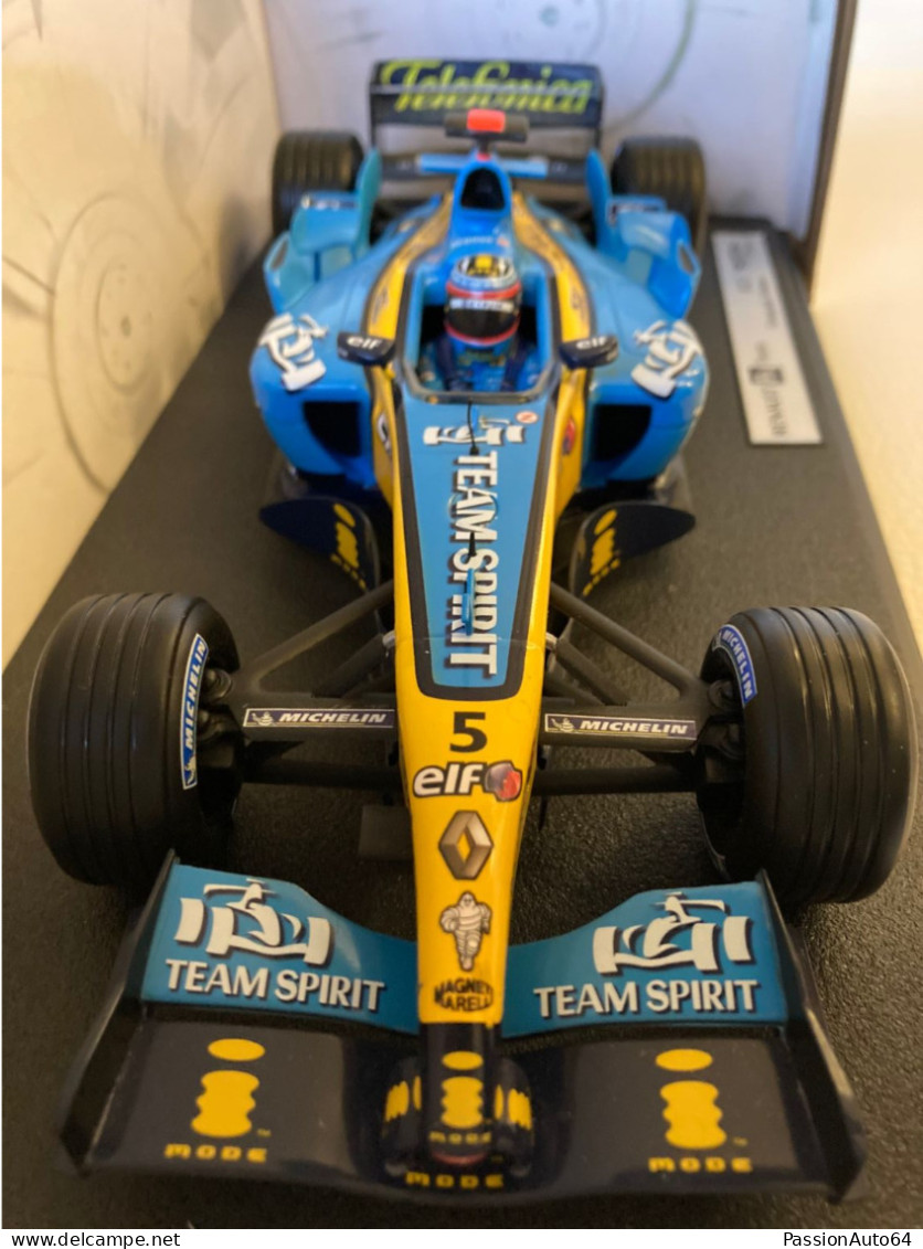 1/18 Hot Wheels Renault F1 R 25 Fernando Alonso World Champion 2005 No Minichamps GP Replicas Exoto BBR Quartzo CMR - Hot Wheels