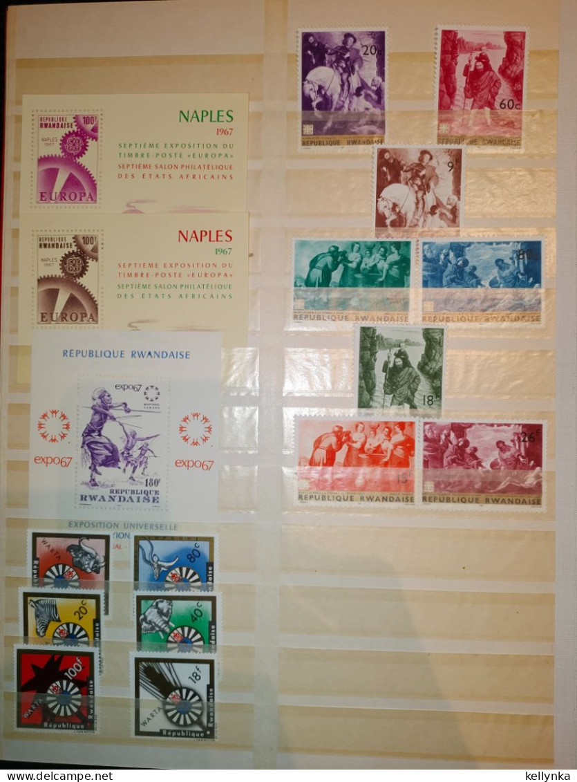 [2952] Ruanda Urundi & Rwanda - Accumulation Mostly MNH (13 Pictures)