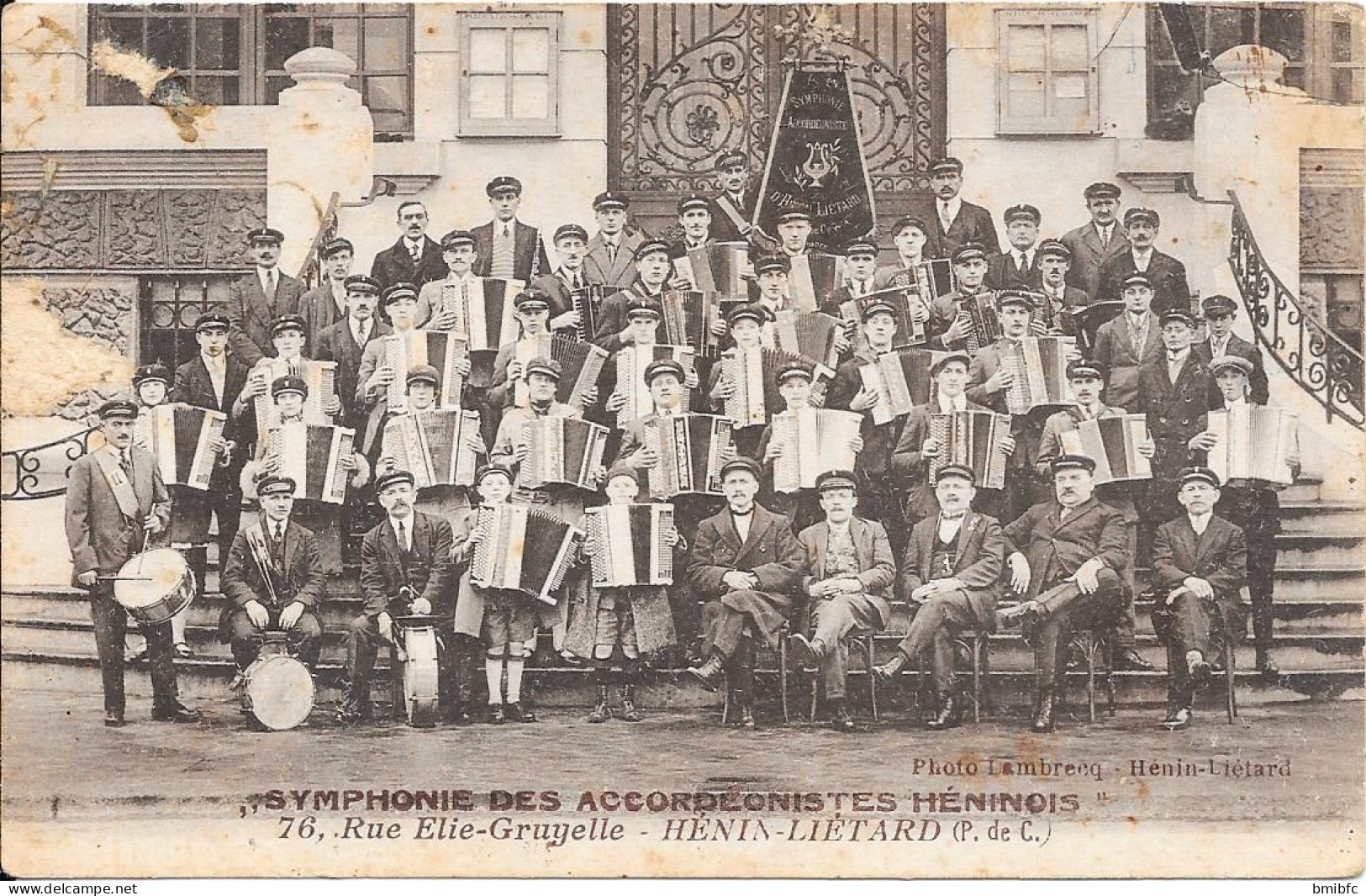 SYMPHONIE DES ACCORDÉONISTES HÉNINOIS - 76, Rue Elie Gruyelle - HÉNIN-LIÉTARD - Henin-Beaumont