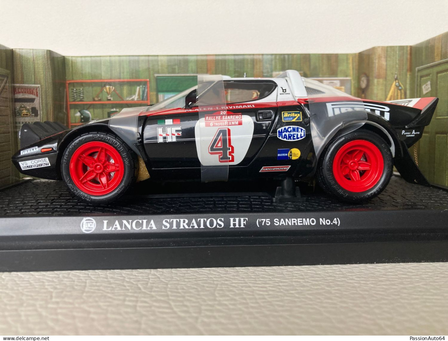 1/18 Kyosho Lancia Stratos Rally No Ixo Sun Star Spark CMR Minichamps Autoart Norev Solido Shuco CMC Exoto - Kyosho