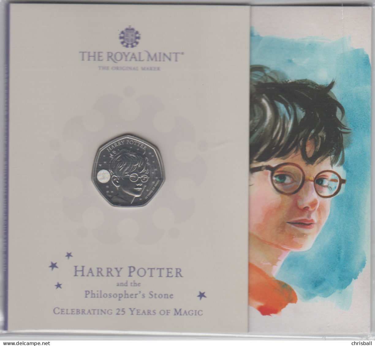 UK 50p  Harry Potter - BUNC Coin Royal Mint Presentation Pack - 50 Pence