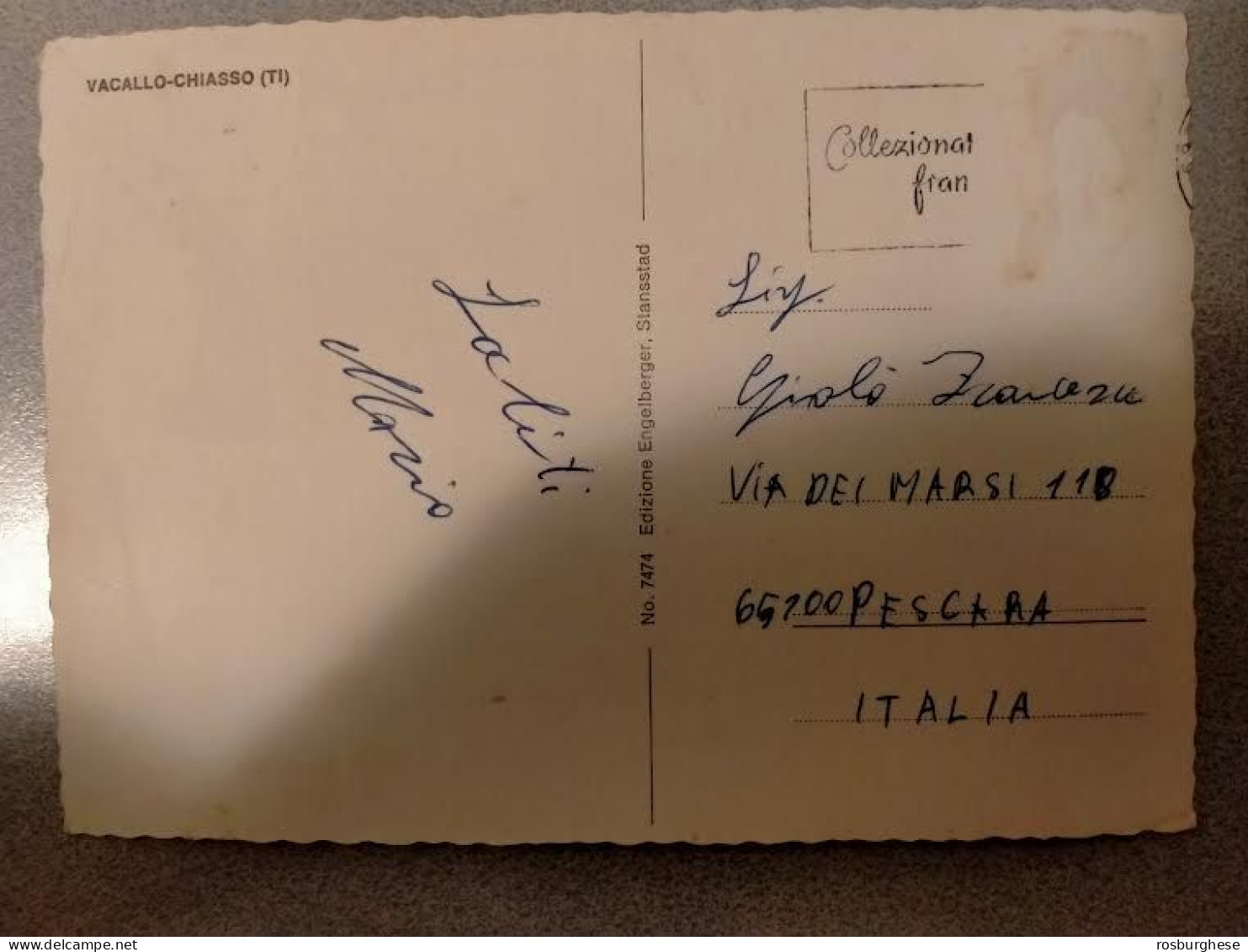 Cartolina Svizzera Vacallo Chiasso 3 Vedute FG VG - Chiasso