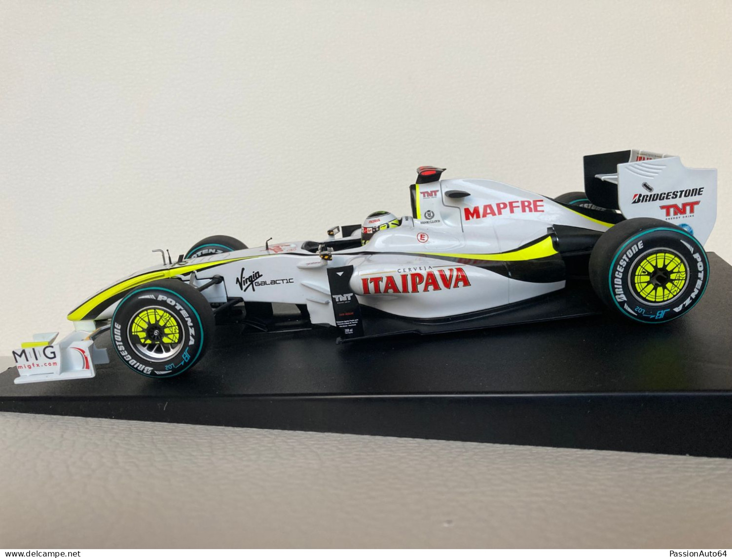 1/18 Minichamps Brawn GP BGP 001 Jenson Button Champion F1 2009 No BBR CMC Hot Wheels Gp Replicas Quartzo Exoto - Minichamps