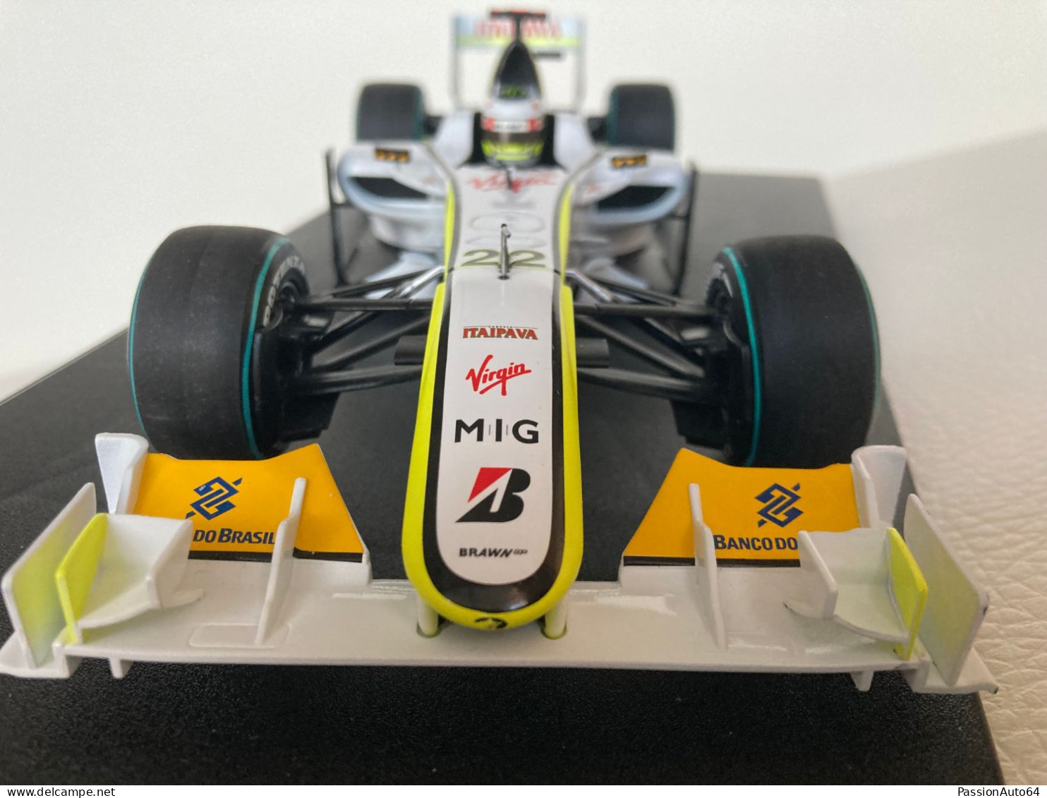 1/18 Minichamps Brawn GP BGP 001 Jenson Button Champion F1 2009 No BBR CMC Hot Wheels Gp Replicas Quartzo Exoto - Minichamps