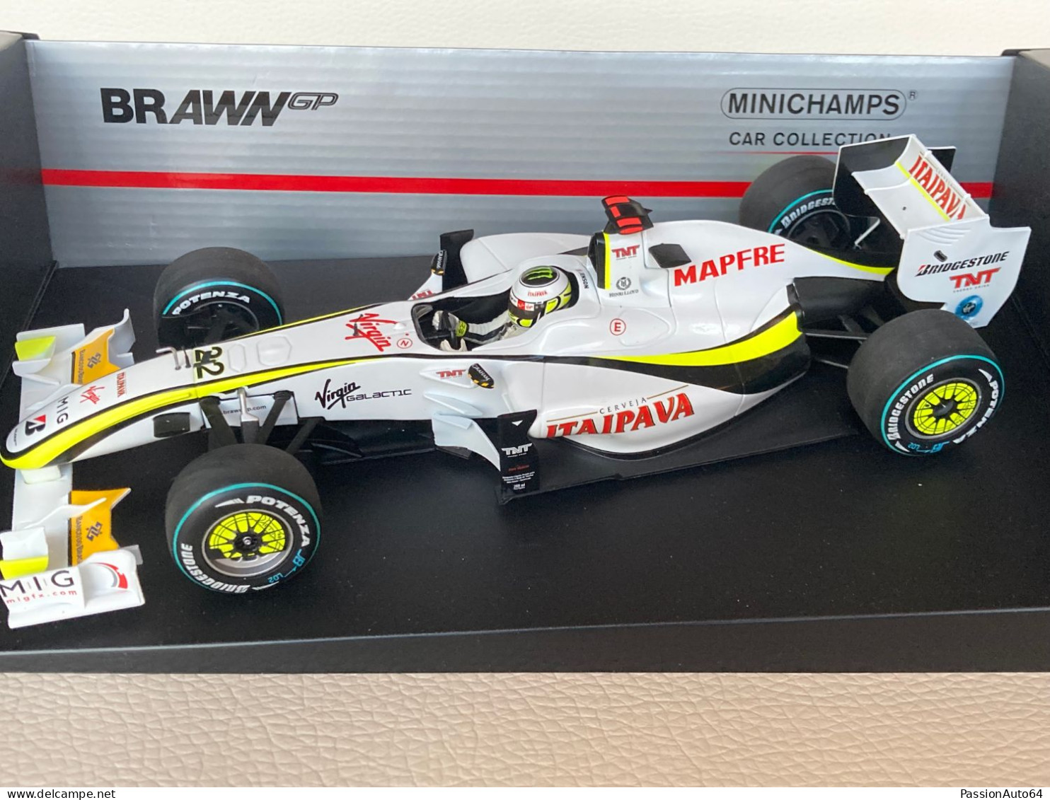 1/18 Minichamps Brawn GP BGP 001 Jenson Button Champion F1 2009 no BBR CMC Hot Wheels Gp Replicas Quartzo Exoto