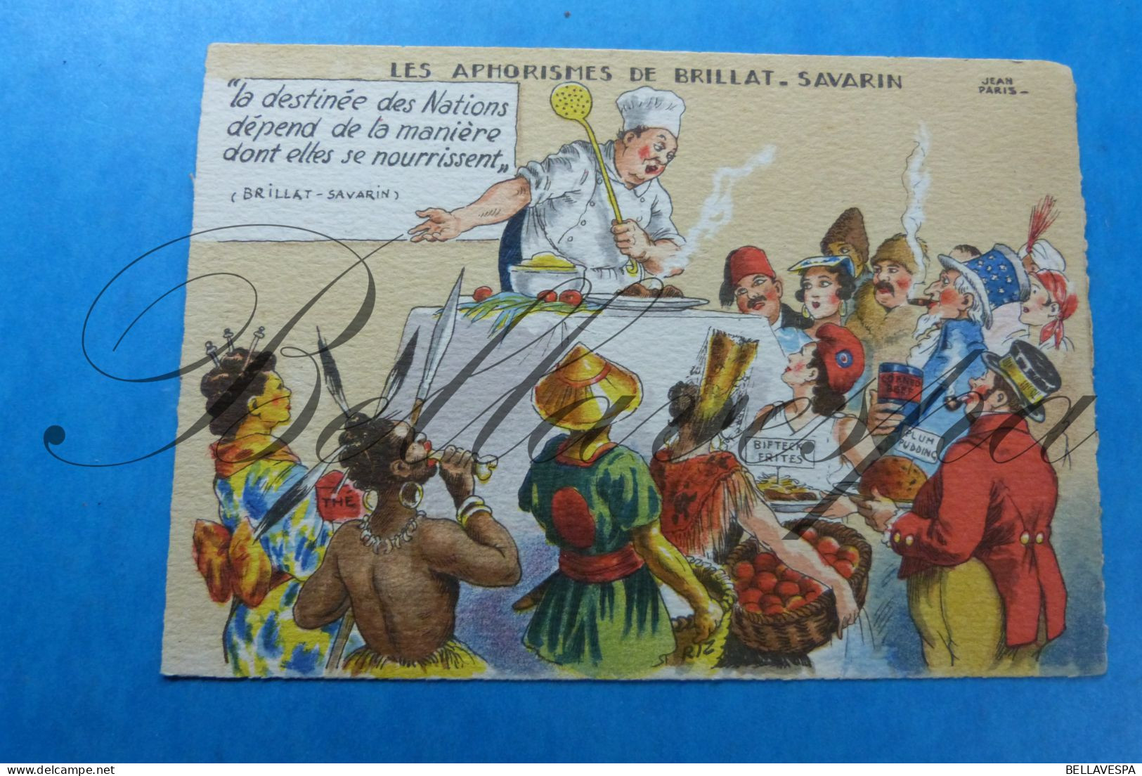 Artist Illustrateur "JEAN PARIS " Les Aphorismes De Brillat Savarin 1948 - Sonstige & Ohne Zuordnung