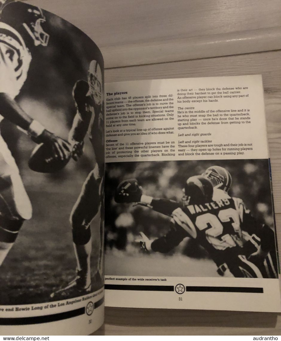 livre football américain THE COMPLETE AMERICAN FOOTBALL BOOK Nicky Horne Paul MacCartney 1986