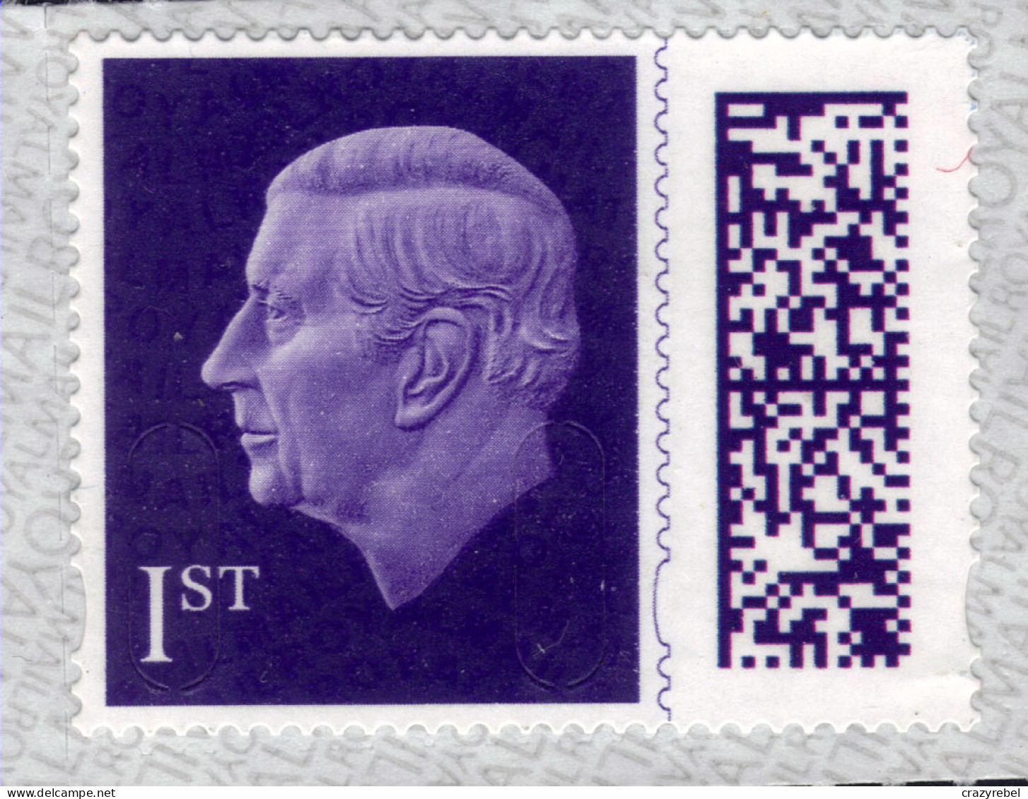 GB 2023 KC 3rd 1st Purple Barcode Machin MAIL Umm SG V5001 ( L578 ) - Ungebraucht