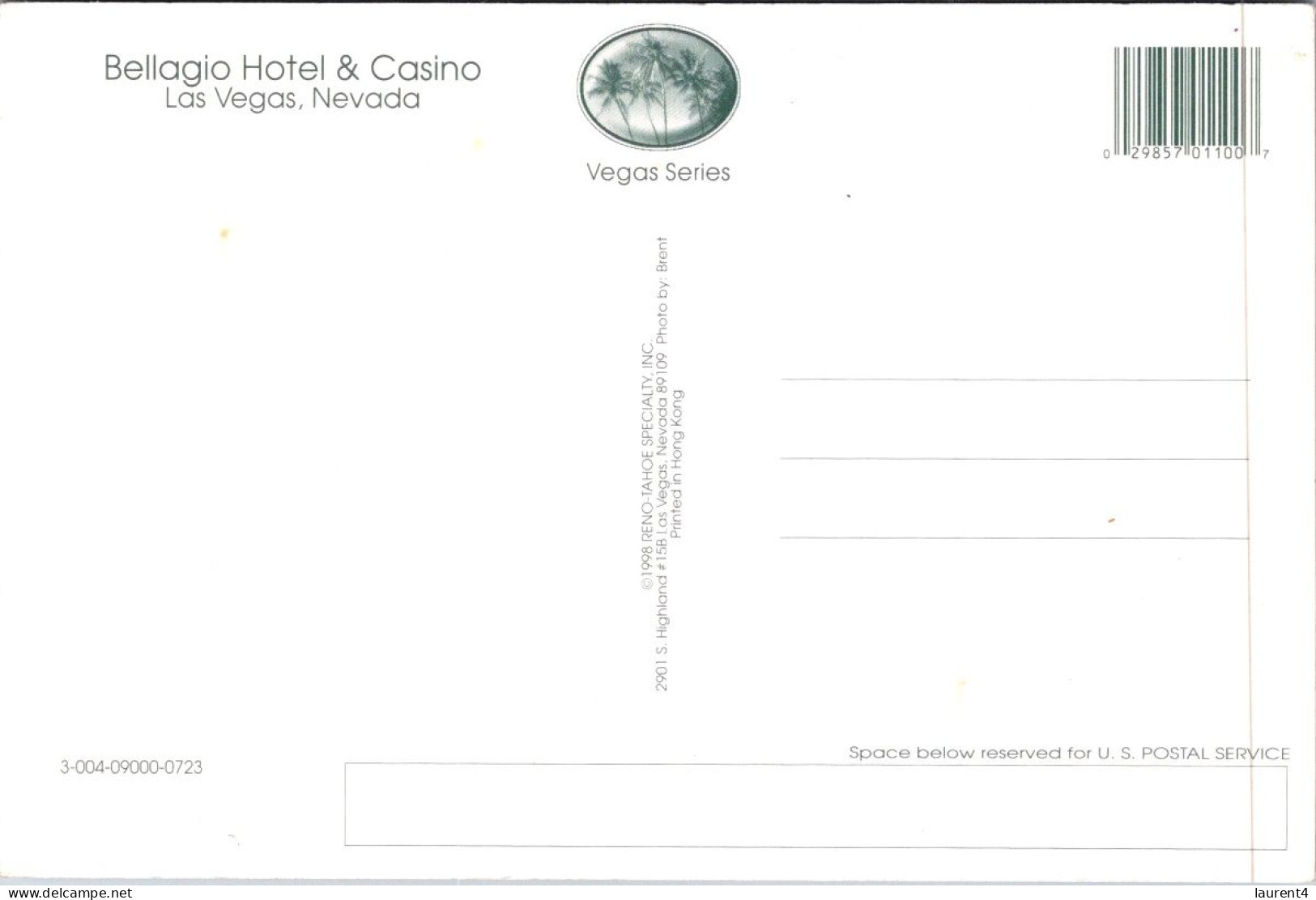 23-12-2023 (2 W 51) USA - Las Vegas Bellagio Hotel & Casino - Casinos