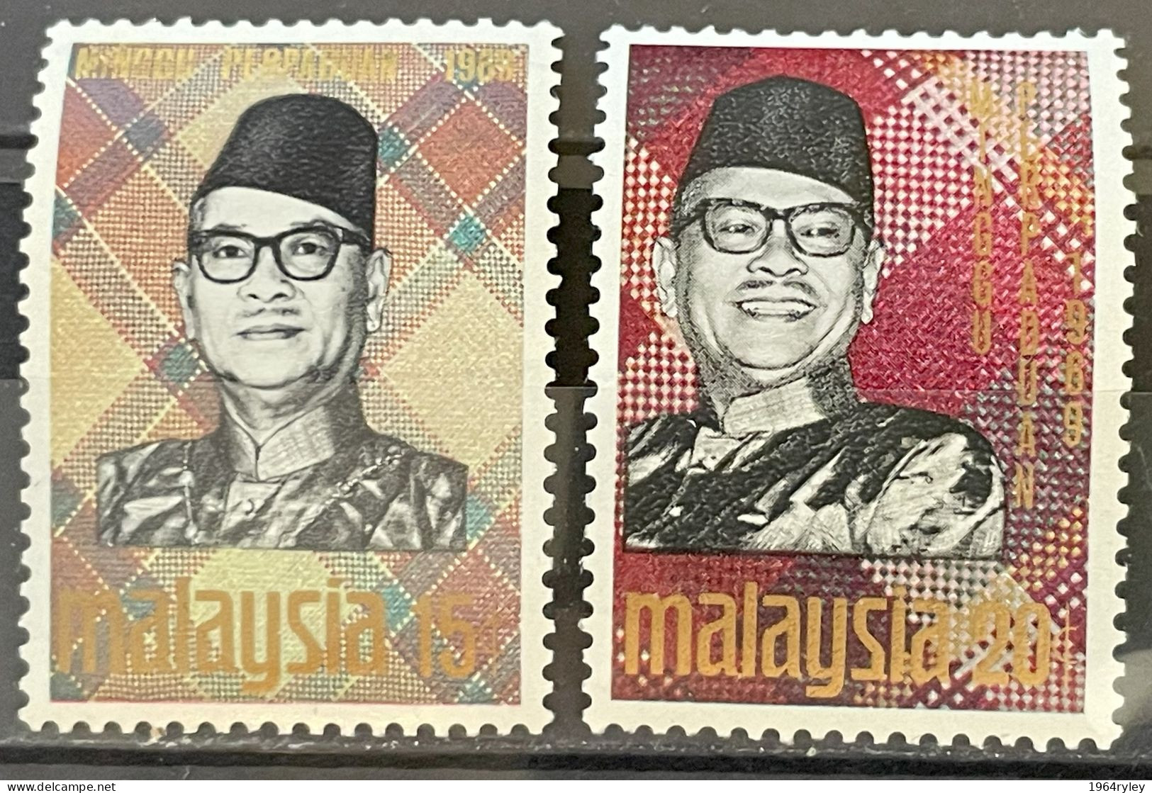 MALAYSIA -  MNH** - 1969  # 55/59 - Malaysia (1964-...)