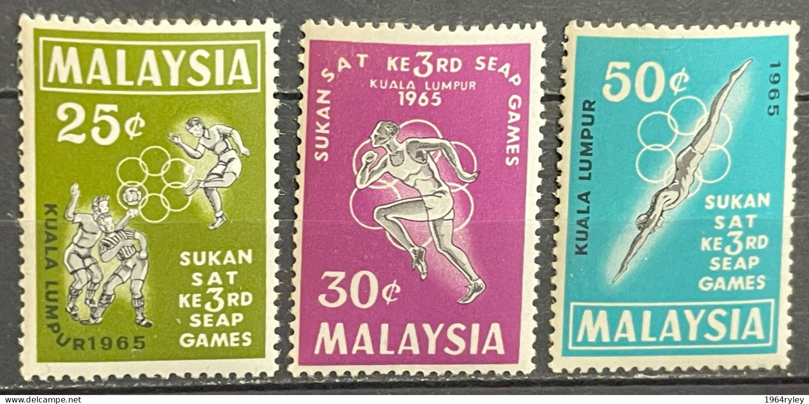 MALAYSIA -  MNH** - 1965  # 28/30 - Malaysia (1964-...)