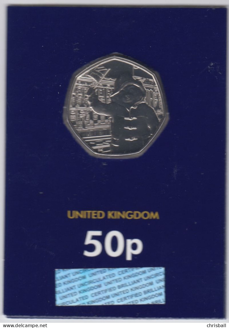 UK 50p Coin 2018 Paddington At Buckingham Palace - Uncirculated - 50 Pence