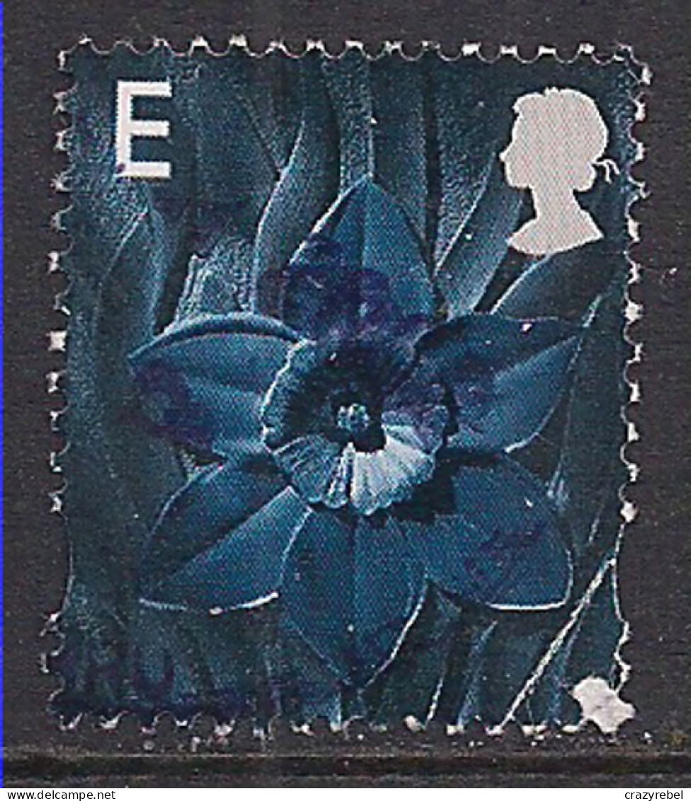 Wales GB 1999 - 02 QE2 Euro Post Daffodil Used SG W 85 ( K210 ) - Pays De Galles