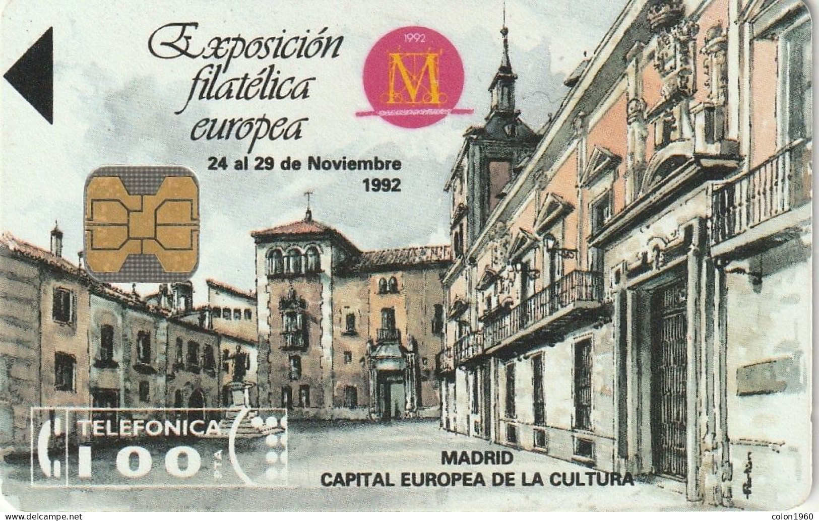 ESPAÑA. P-006. FILATELIA'92. MADRID. 1992/11. 6000 Ex. (629) - Emissioni Private