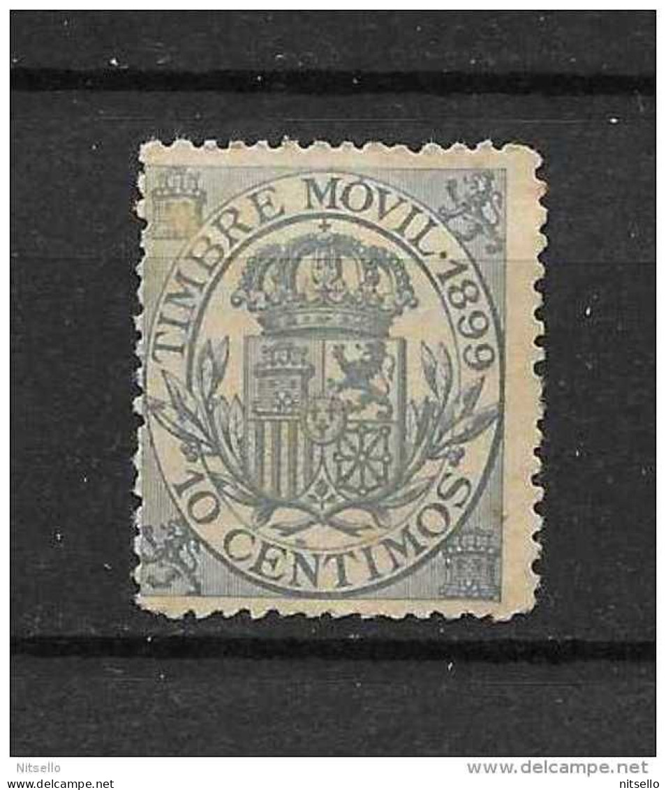 LOTE 1891B   ///   ESPAÑA  TIMBRE MOVIL  1899    10 CTMOS  NUEVOS SIN GOMA - Revenue Stamps