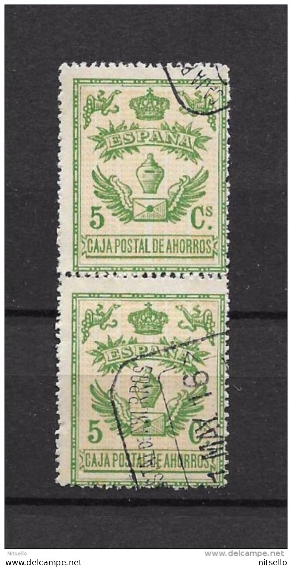 LOTE 1891B    ///   ESPAÑA  ESPAÑA 1918 CAJA POSTAL DE AHORROS 5 CTMOS    //  ¡¡¡¡¡¡¡¡  LIQUIDATION !!!!!!!! - Revenue Stamps