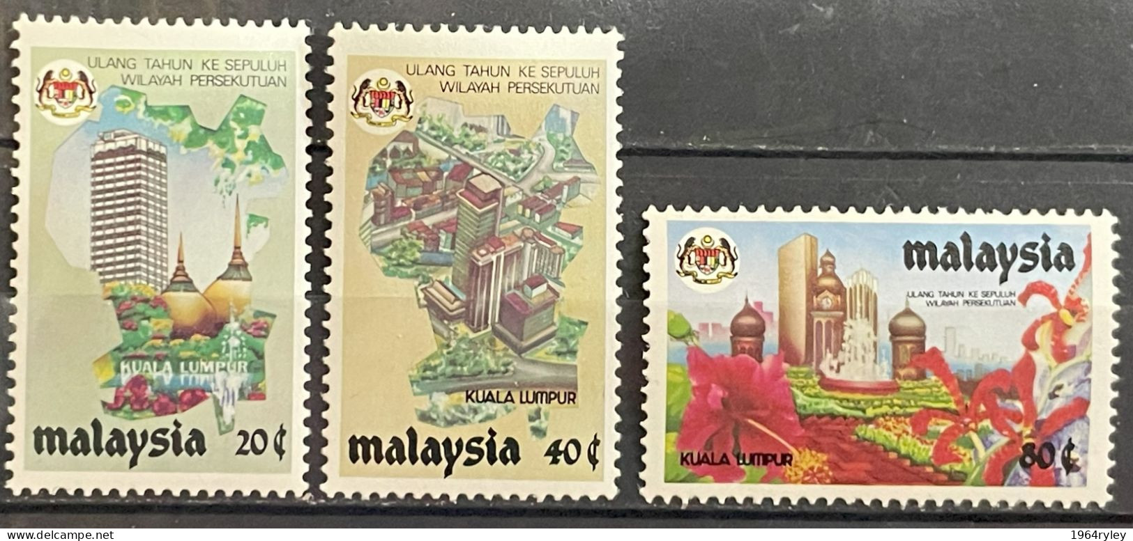 MALAYSIA -  MNH** - 1984  # 272/274 - Malaysia (1964-...)