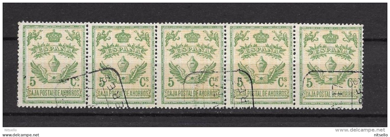 LOTE 1891B    ///   ESPAÑA  ESPAÑA 1918 CAJA POSTAL DE AHORROS 5 CTMOS    //  ¡¡¡¡¡¡¡¡  LIQUIDATION !!!!!!!! - Revenue Stamps