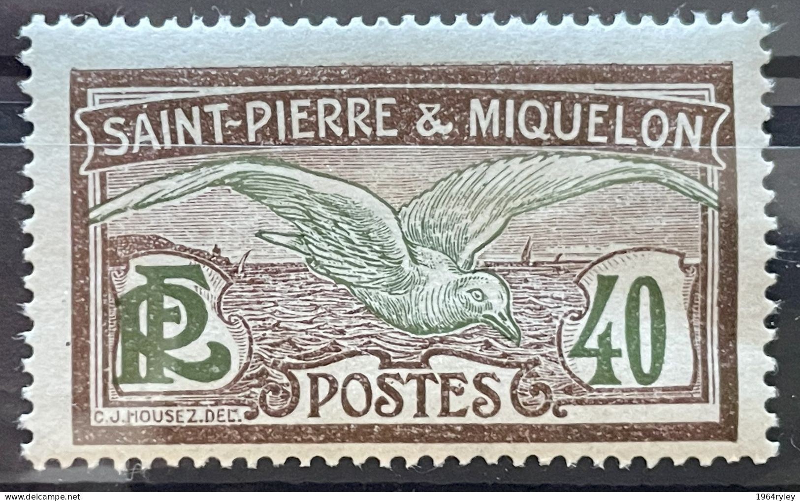 ST. PIERRE - MH* - 1909-1921  - # 87 - Nuevos