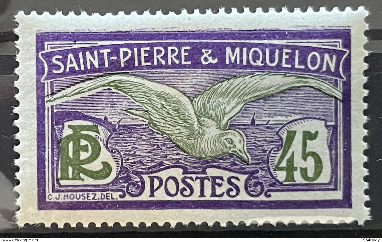 ST. PIERRE - MH* - 1909-1921  - # 88 - Unused Stamps