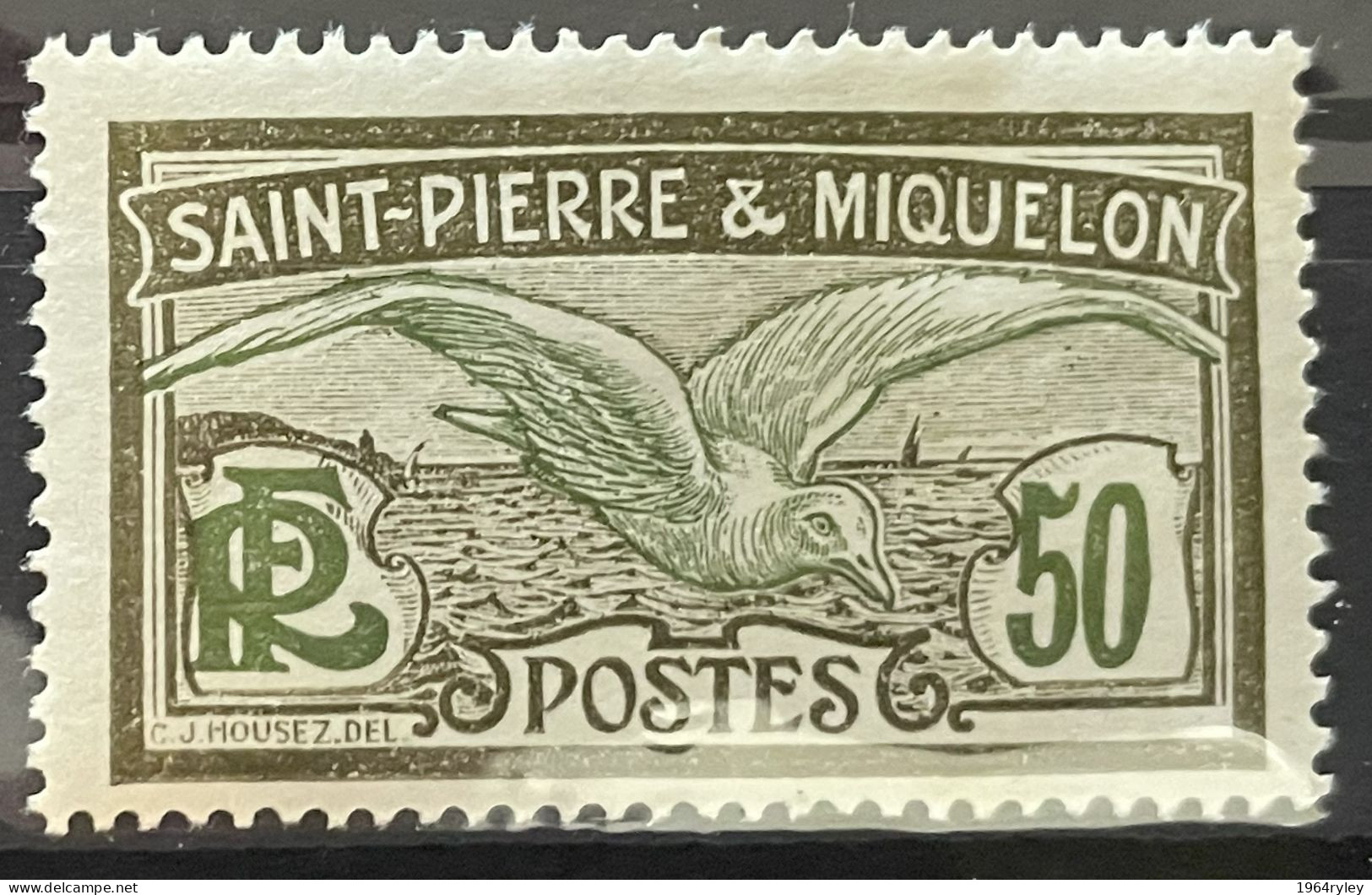 ST. PIERRE - MH* - 1922  - # 114 - Unused Stamps