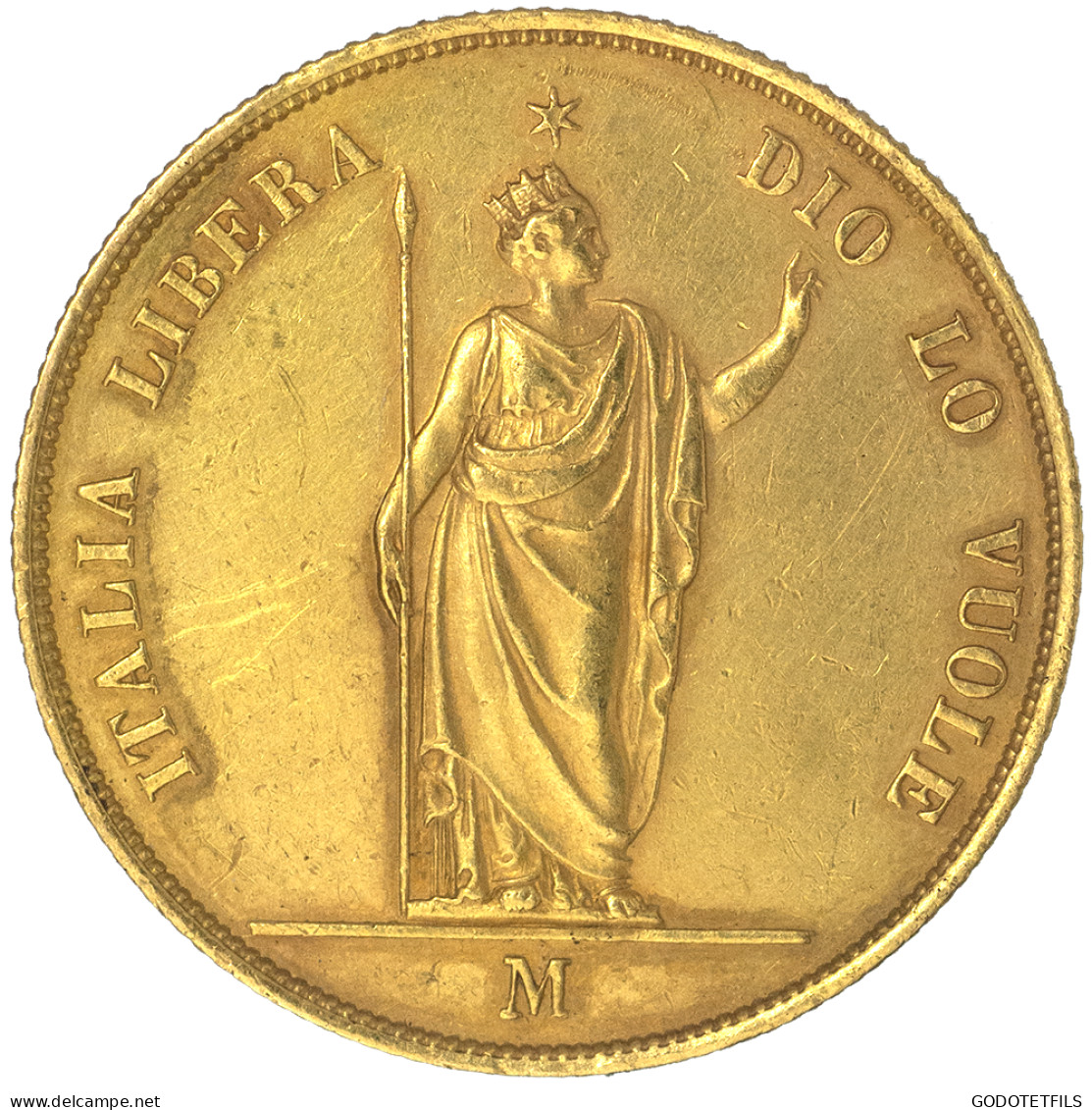 Gouvernement Provisoire De Lombardie - 40 Lire - 1848 - Milan - Gouvernement Révolutionnaire Provisoire