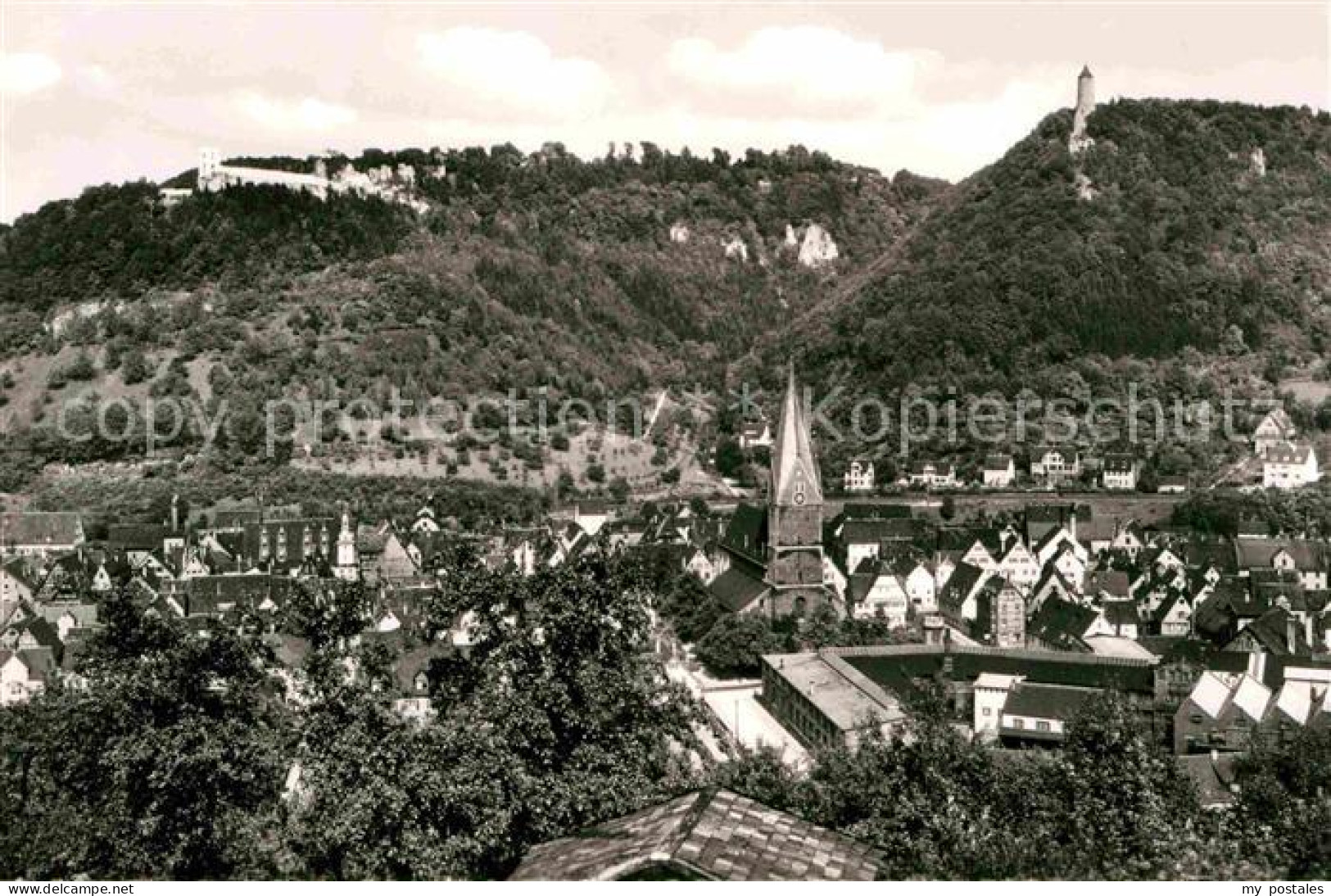 42628167 Geislingen Steige Ruine Helfenstein Und Oedenturm Geislingen An Der Ste - Geislingen