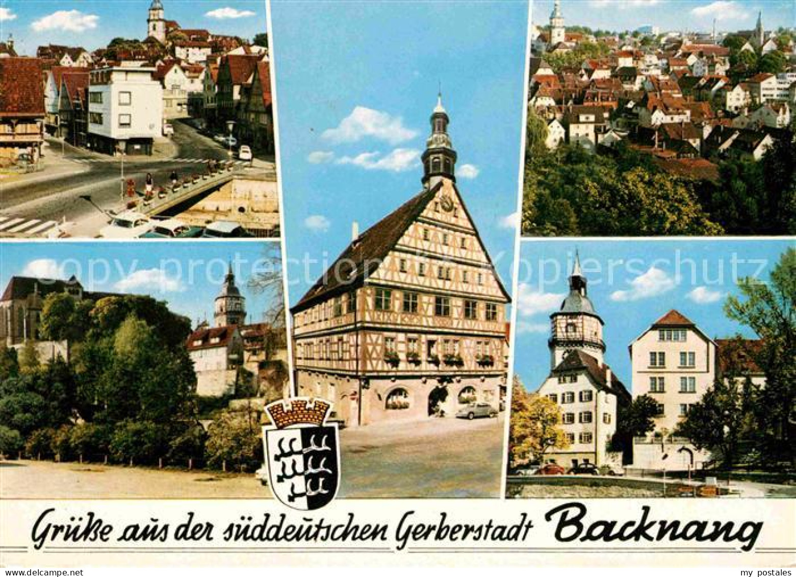 42625287 Backnang Panorama Kirche Ortsansicht Backnang - Backnang