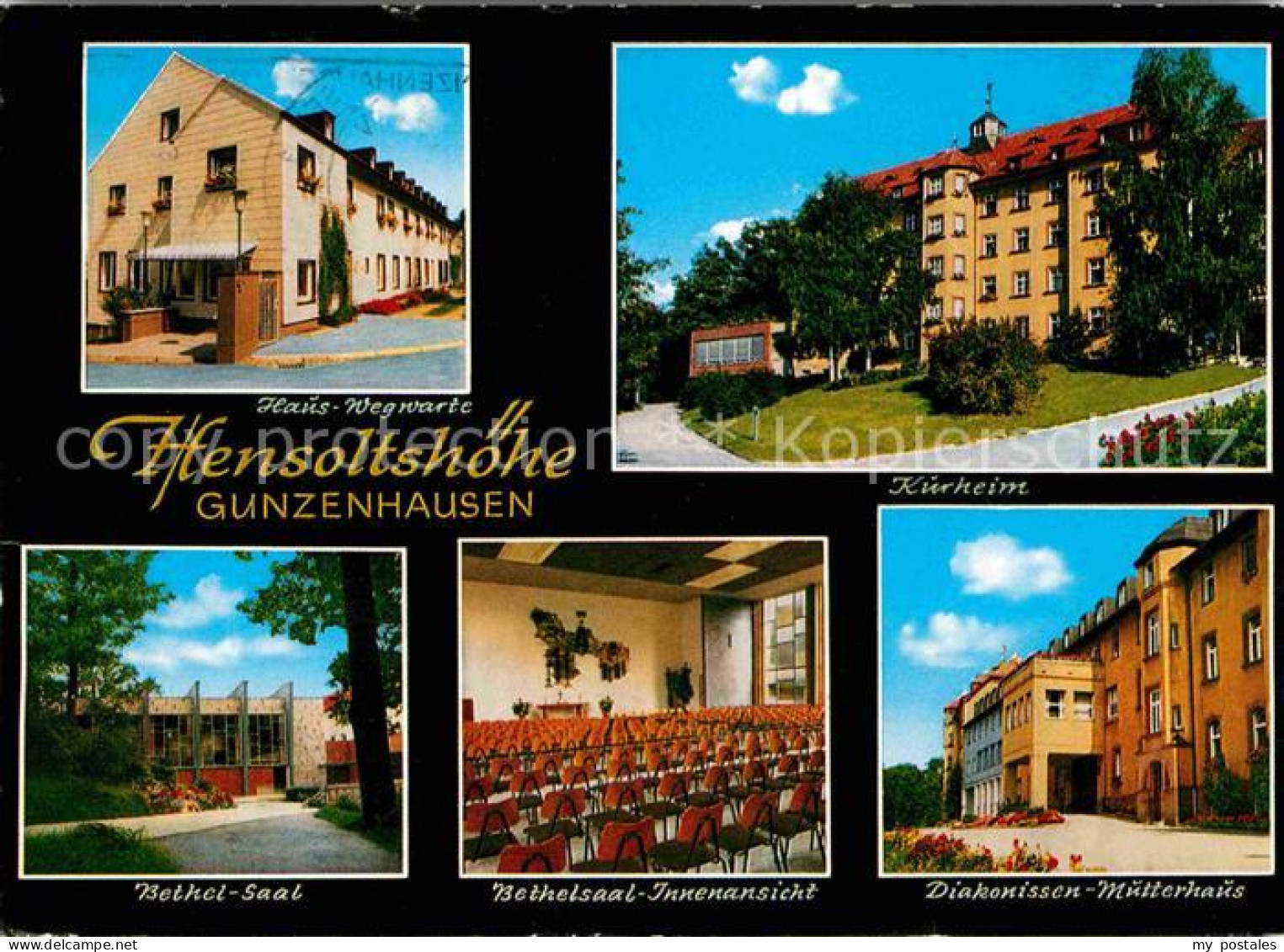 42625117 Gunzenhausen Altmuehlsee Haus Wegwarte Kurheim Bethelsaal Diakonissen M - Gunzenhausen