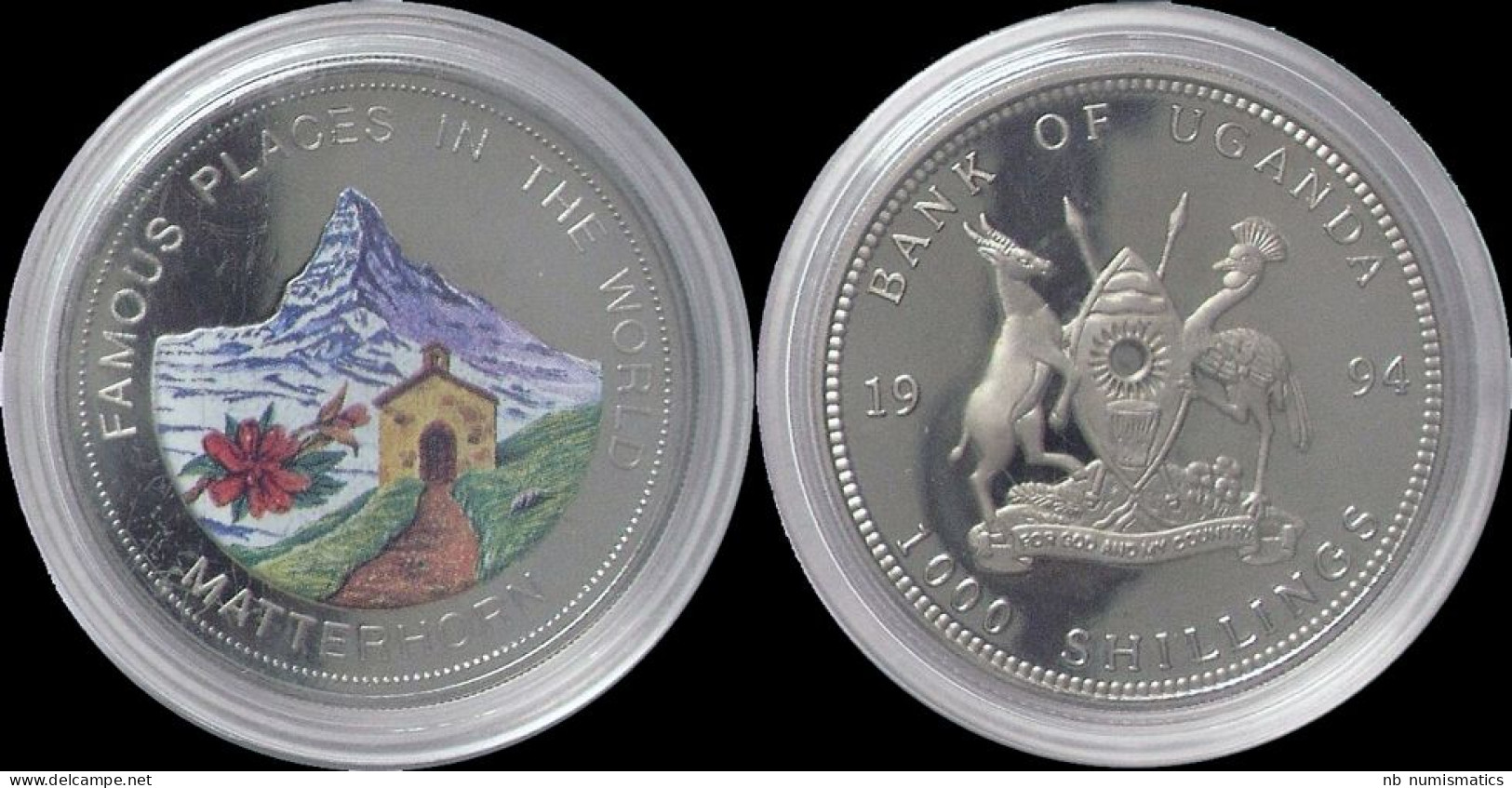 Uganda 1000 Shilling 1994-Matterhorn UNC - Ouganda