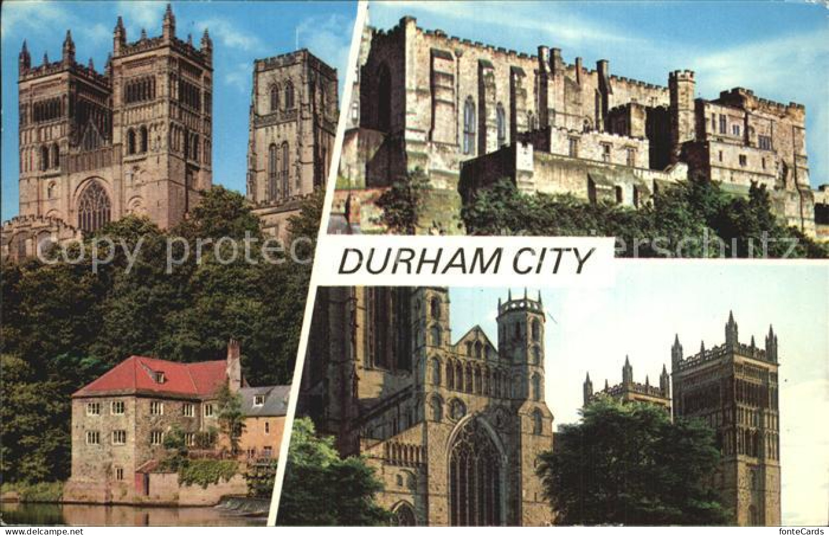 72452459 Durham UK Cathedral Castle River Wear   - Otros & Sin Clasificación