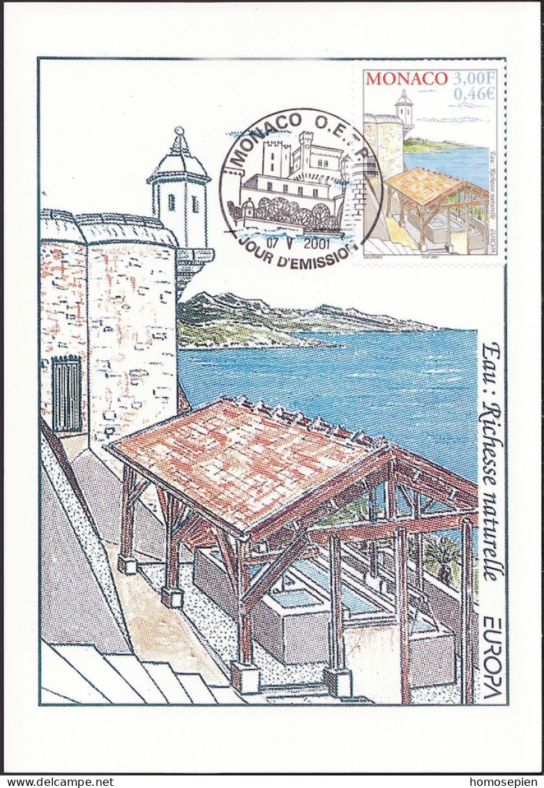 Europa CEPT 2001 Monaco CM Y&T N°2298 - Michel N°MK2550 - 0,46€ EUROPA - 2001