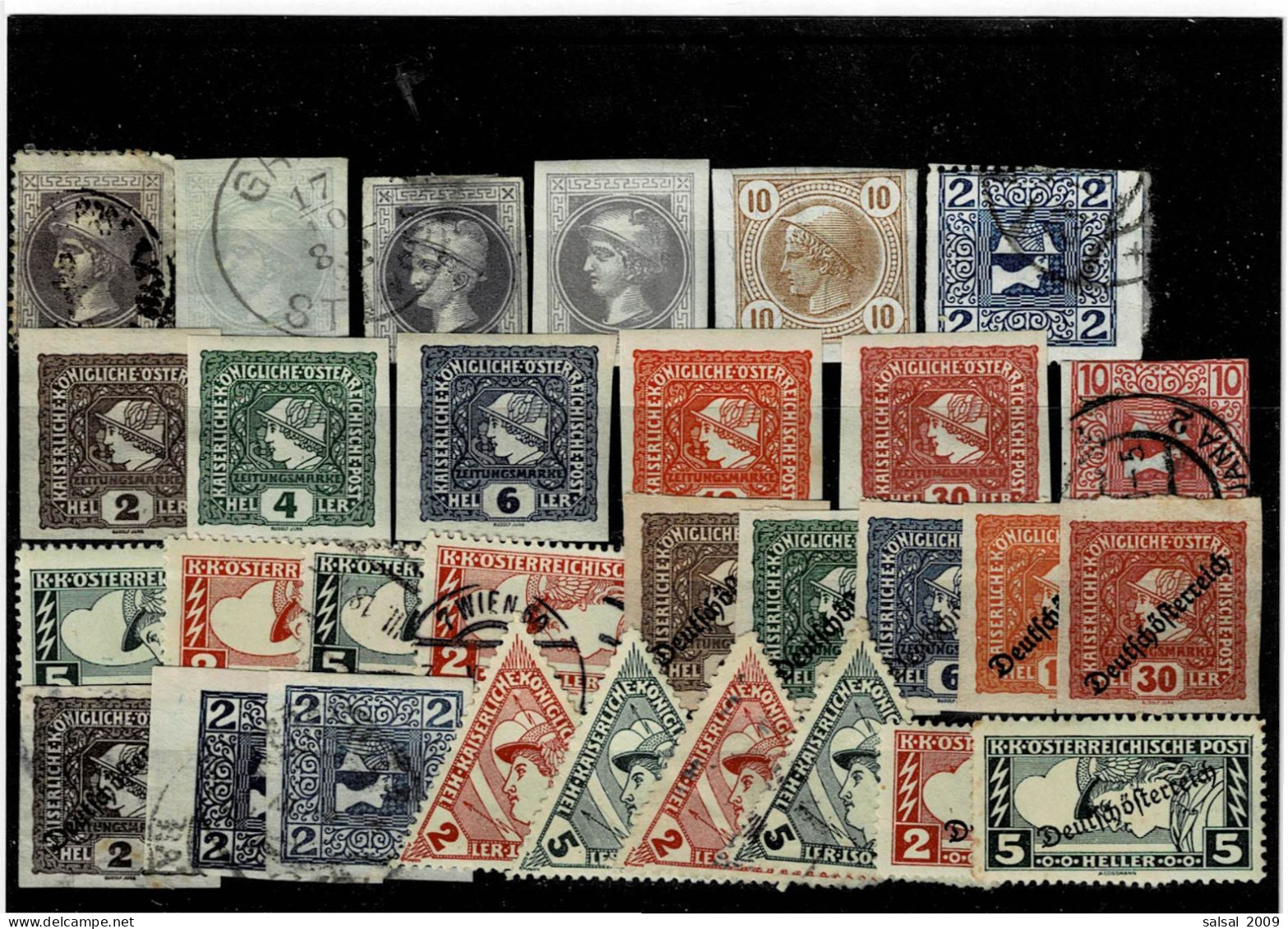 AUSTRIA,"Servizi",30 Pezzi Alcuni MH,altri Usati,in Genere Qualita Buona - Revenue Stamps