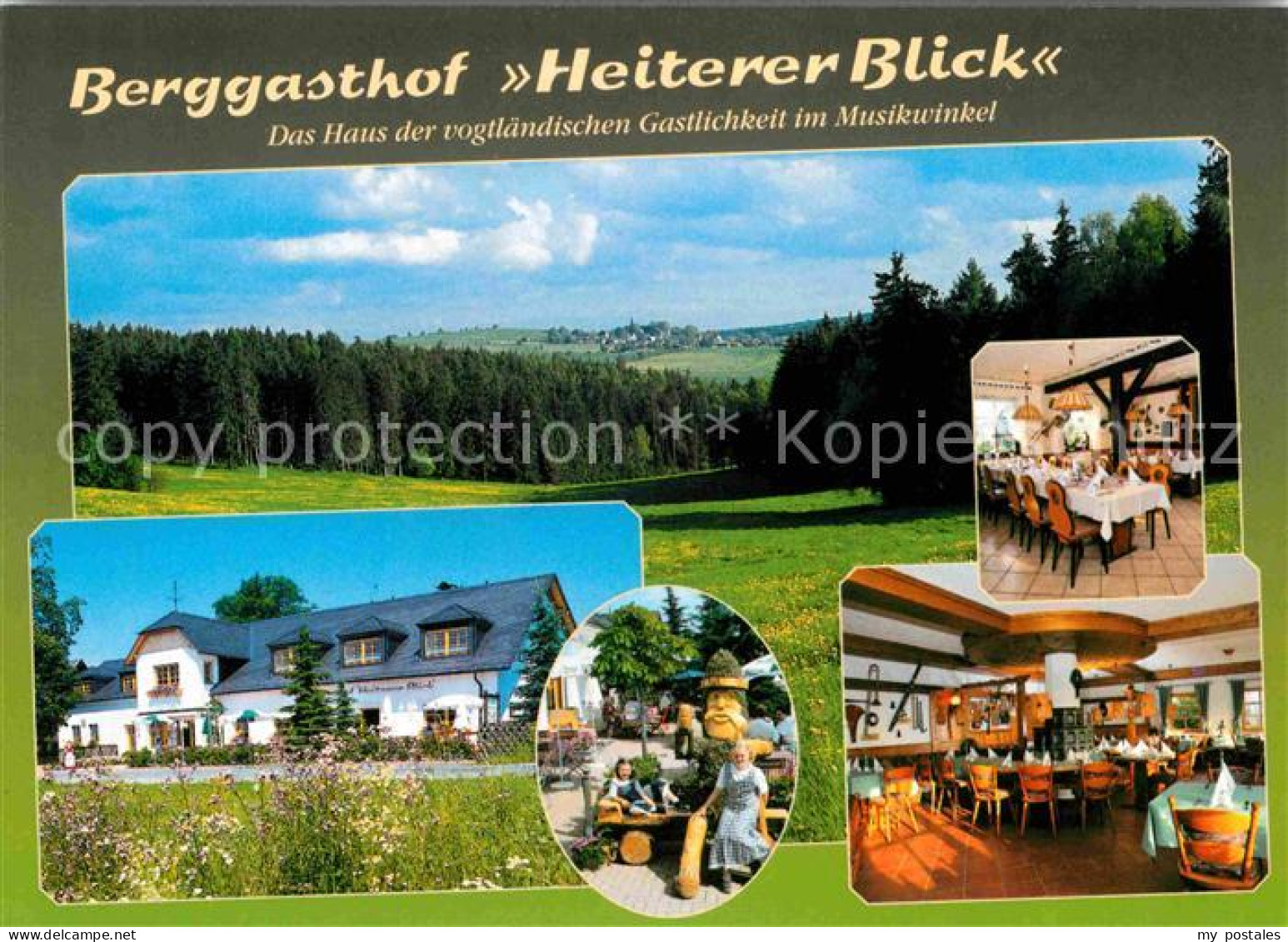 42624089 Markneukirchen Panorama Berggasthof Heiterer Blick Moosmann Regionalstu - Markneukirchen