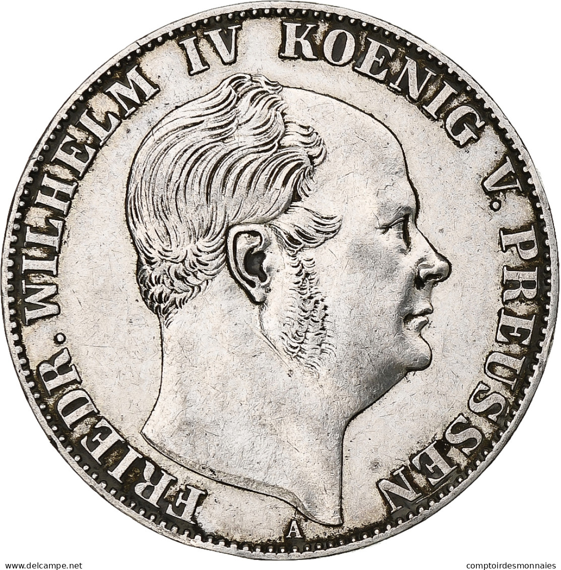 Monnaie, Etats Allemands, PRUSSIA, Friedrich Wilhelm IV, Thaler, 1860, Berlin - Taler Et Doppeltaler