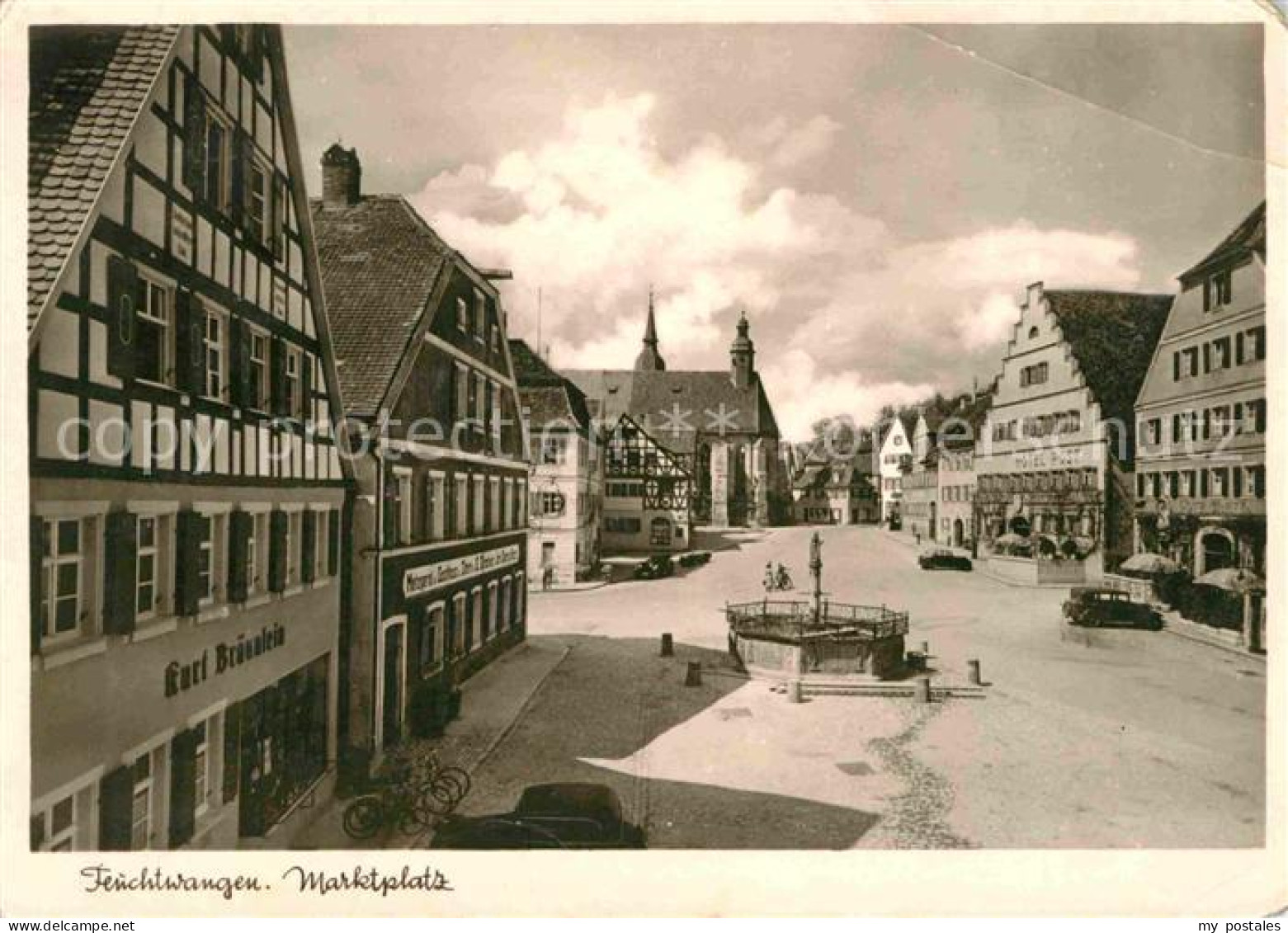 42622226 Feuchtwangen Marktplatz Brunnen Feuchtwangen - Feuchtwangen