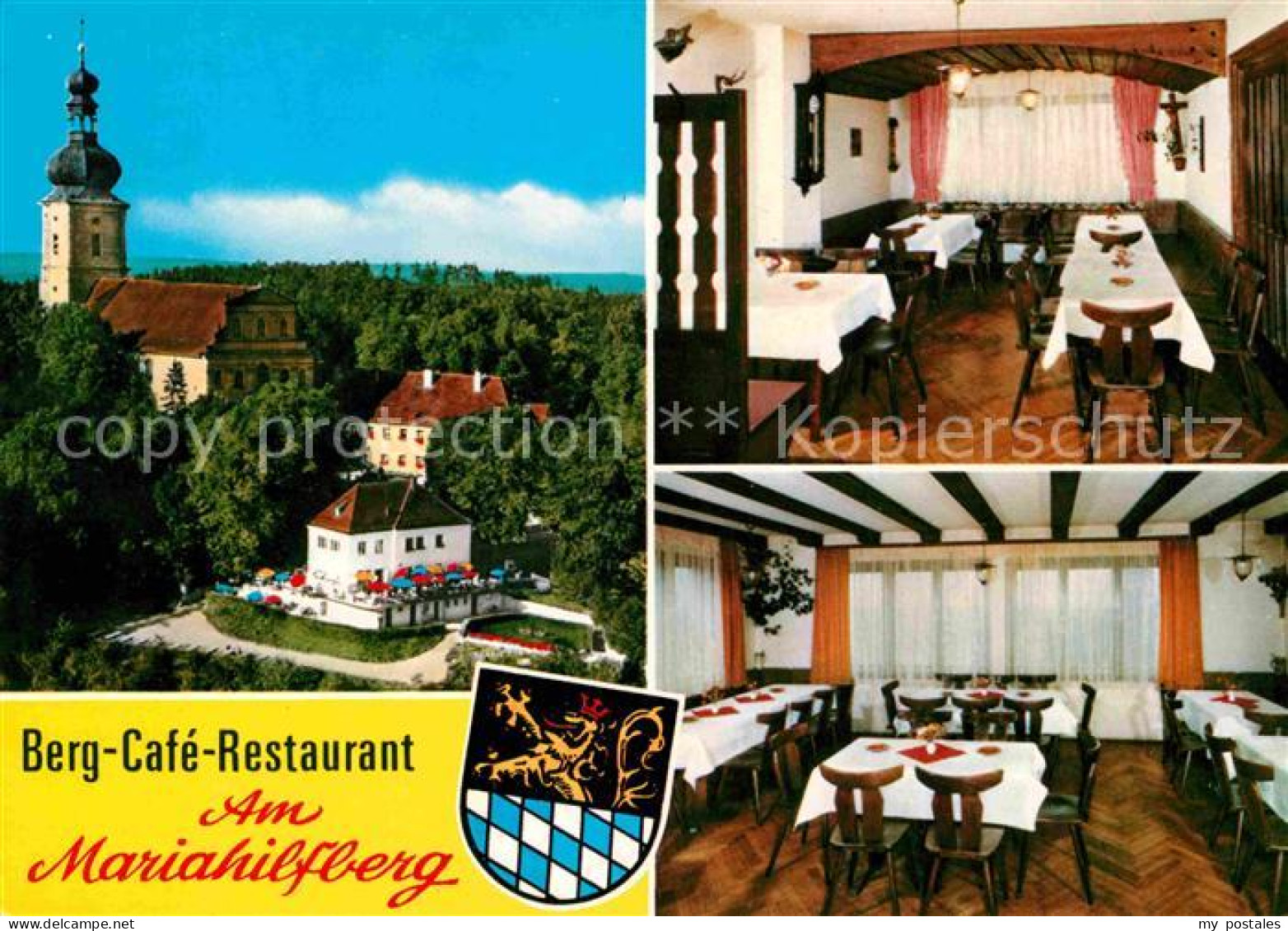 42621900 Amberg Oberpfalz Berg Cafe Restaurant Kirche Mariahilfberg Amberg - Amberg