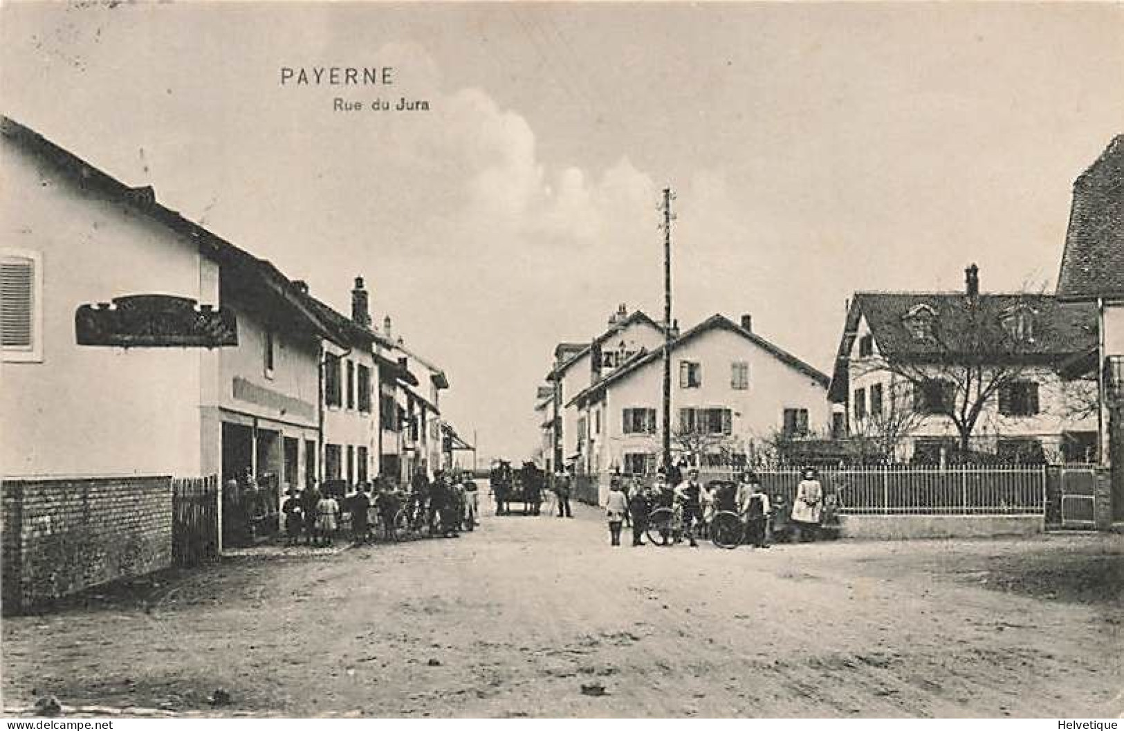 Payerne Rue Du Jura Animée - Payerne