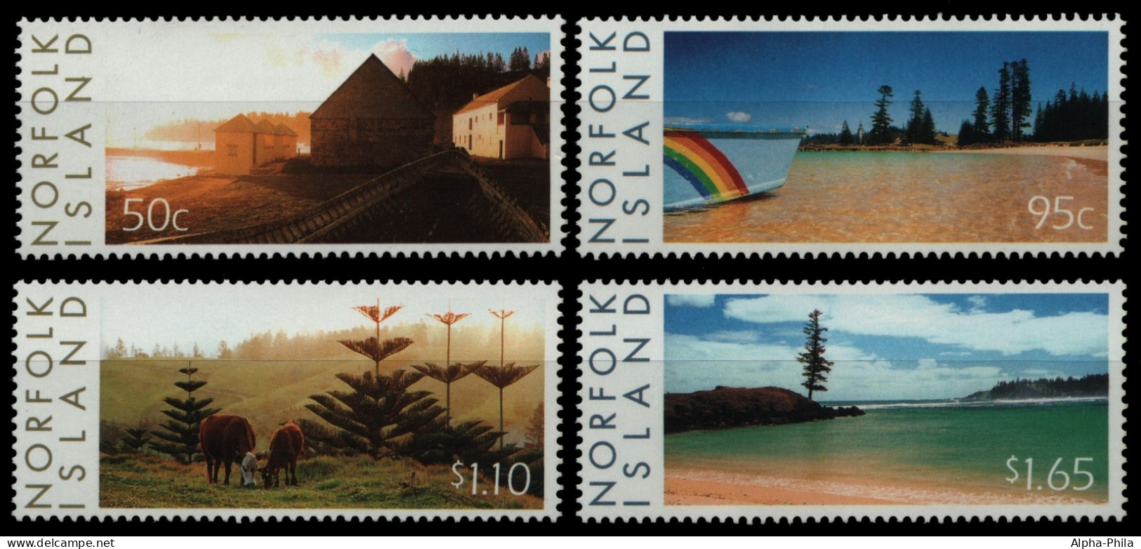 Norfolk-Insel 2003 - Mi-Nr. 820-823 ** - MNH - Natur - Landschaften - Norfolk Island