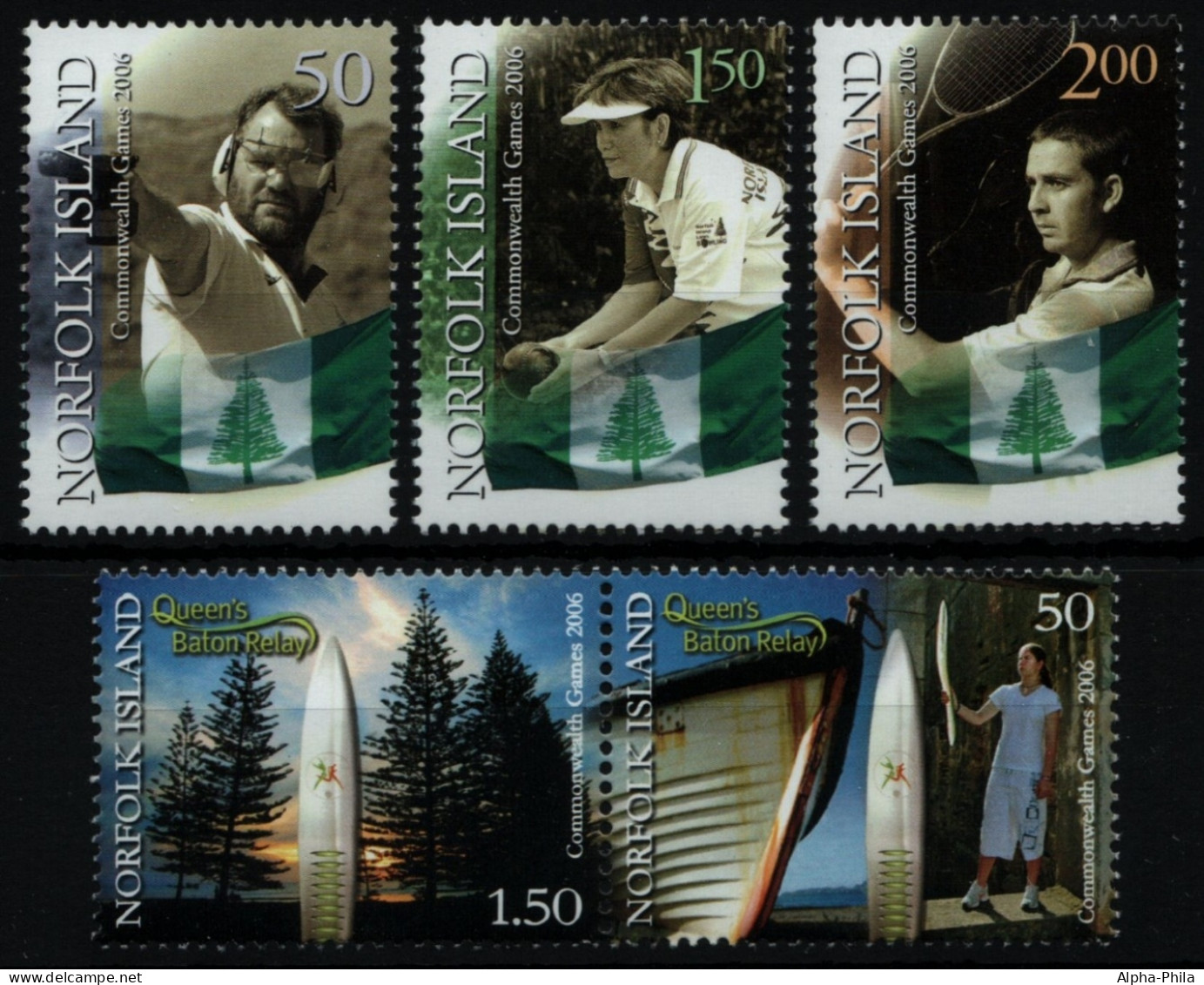 Norfolk-Insel 2006 - Mi-Nr. 940-941 & 942-944 ** - MNH - 2 Ausgaben - Sport - Norfolk Island