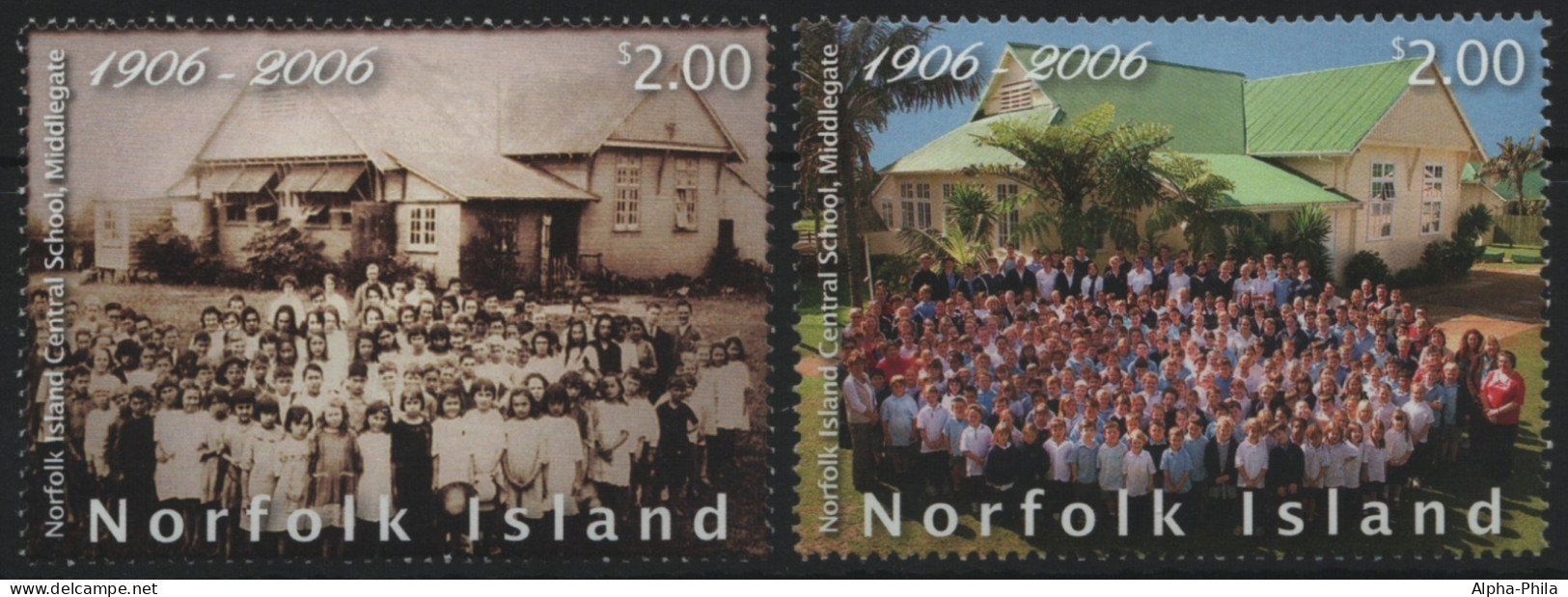 Norfolk-Insel 2006 - Mi-Nr. 971-972 ** - MNH - Schule / School - Norfolk Island