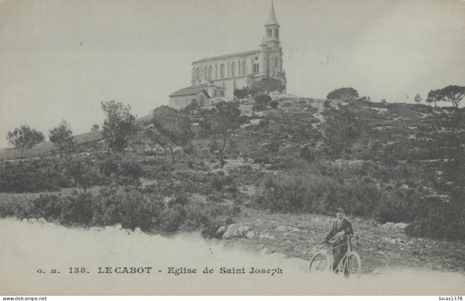 13  /  MARSEILLE / LE CABOT / EGLISE DE SAINT JOSEPH / GM 138 - Südbezirke, Mazargues, Bonneveine, Pointe Rouge, Calanque-Felsen