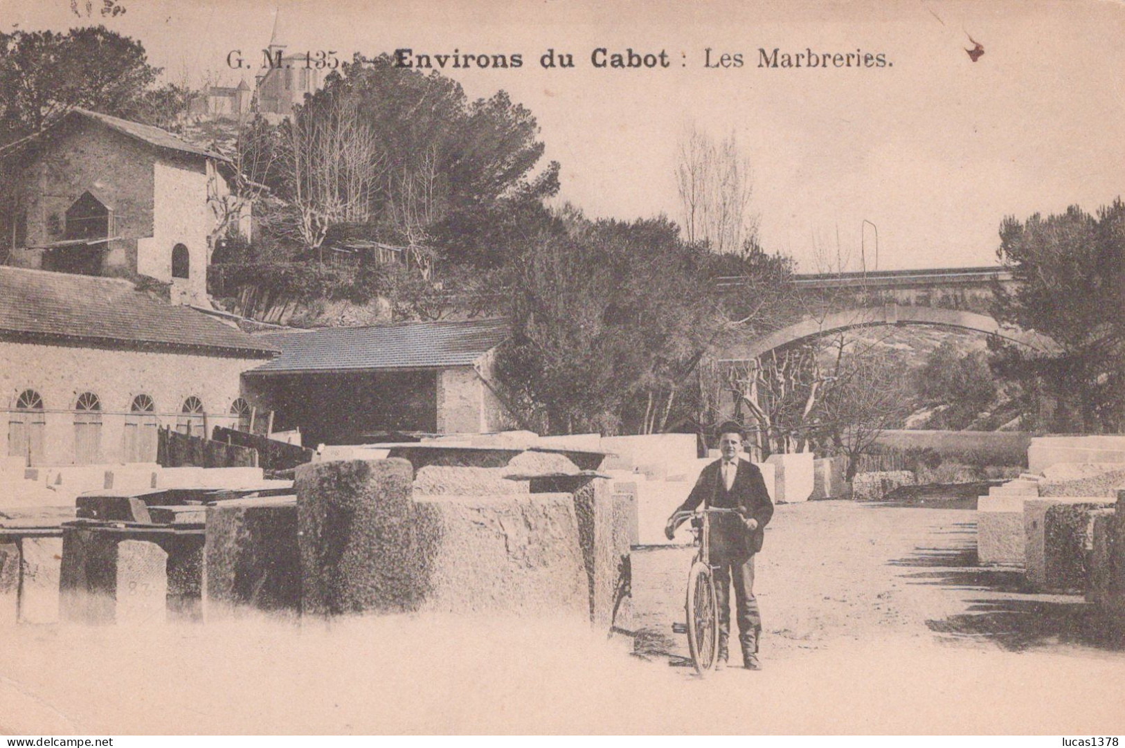 13  / MARSEILLE / ENVIRONS DU CABOT / LES MARBRERIES / GM 135 - Südbezirke, Mazargues, Bonneveine, Pointe Rouge, Calanque-Felsen