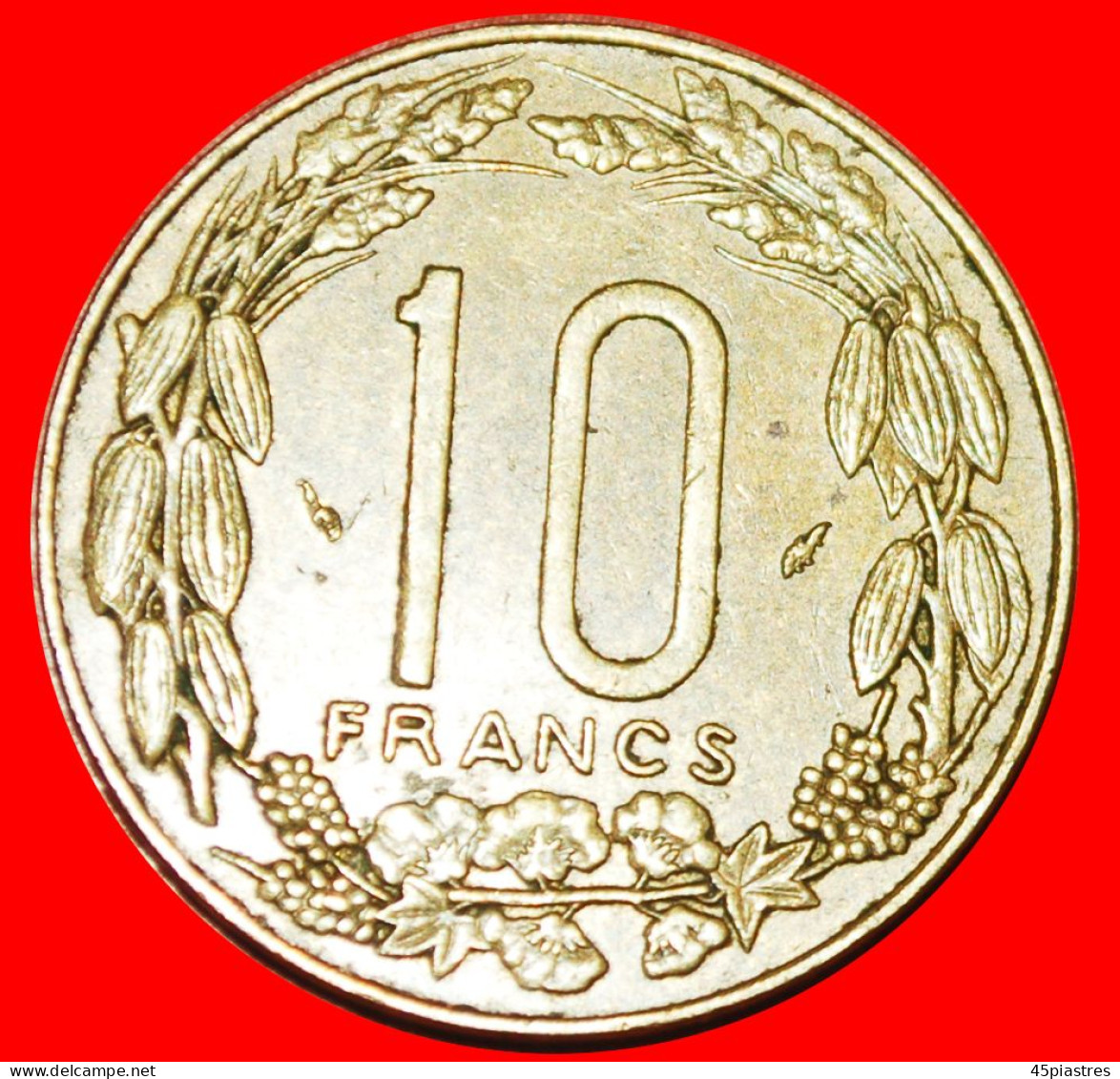 * FRANCE (1974-2003): CENTRAL AFRICA  10 FRANCS CFA 1977 ELANDS! · LOW START ·  NO RESERVE! - Autres – Afrique