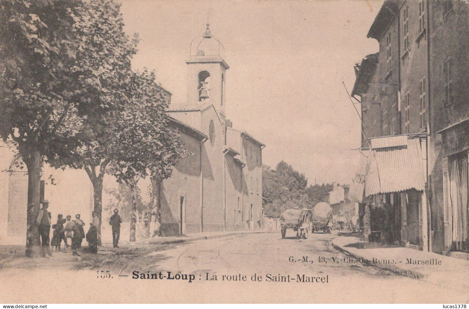 13  / MARSEILLE / SAINT LOUP / LA ROUTE DE SAINT MARCEL / GM 155 - Saint Marcel, La Barasse, Saint Menet