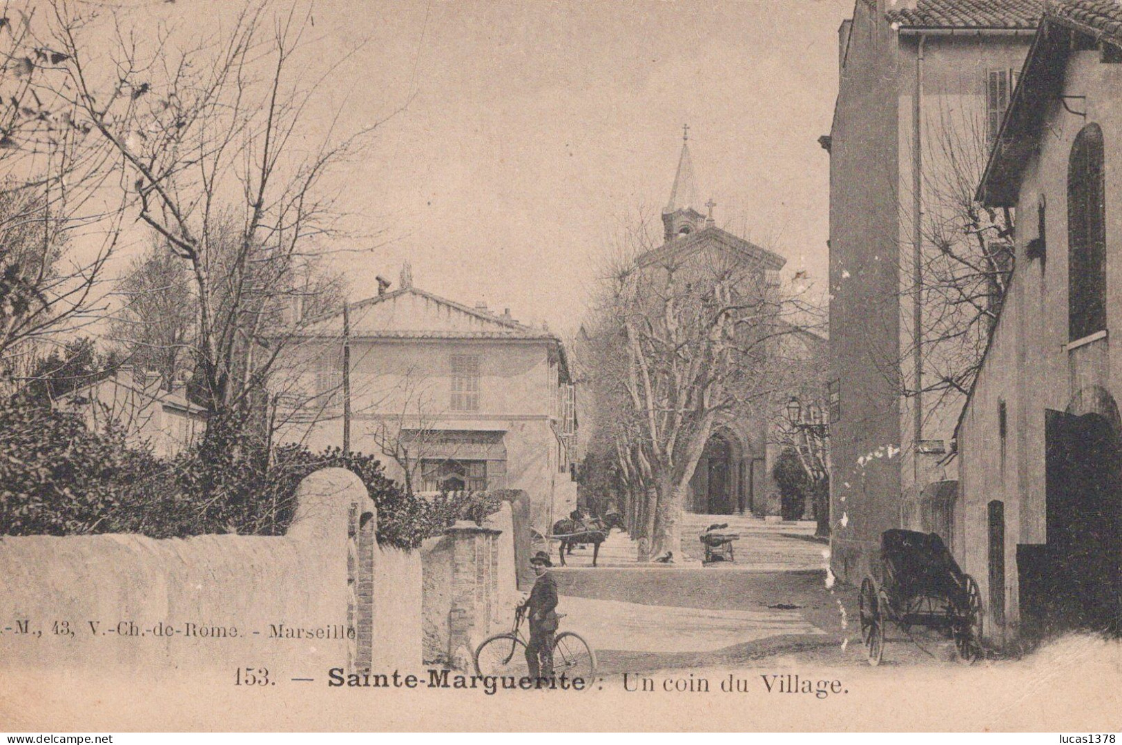 13  / MARSEILLE / SAINTE MARGUERITE / UN COIN DU VILLAGE / GM - Südbezirke, Mazargues, Bonneveine, Pointe Rouge, Calanque-Felsen