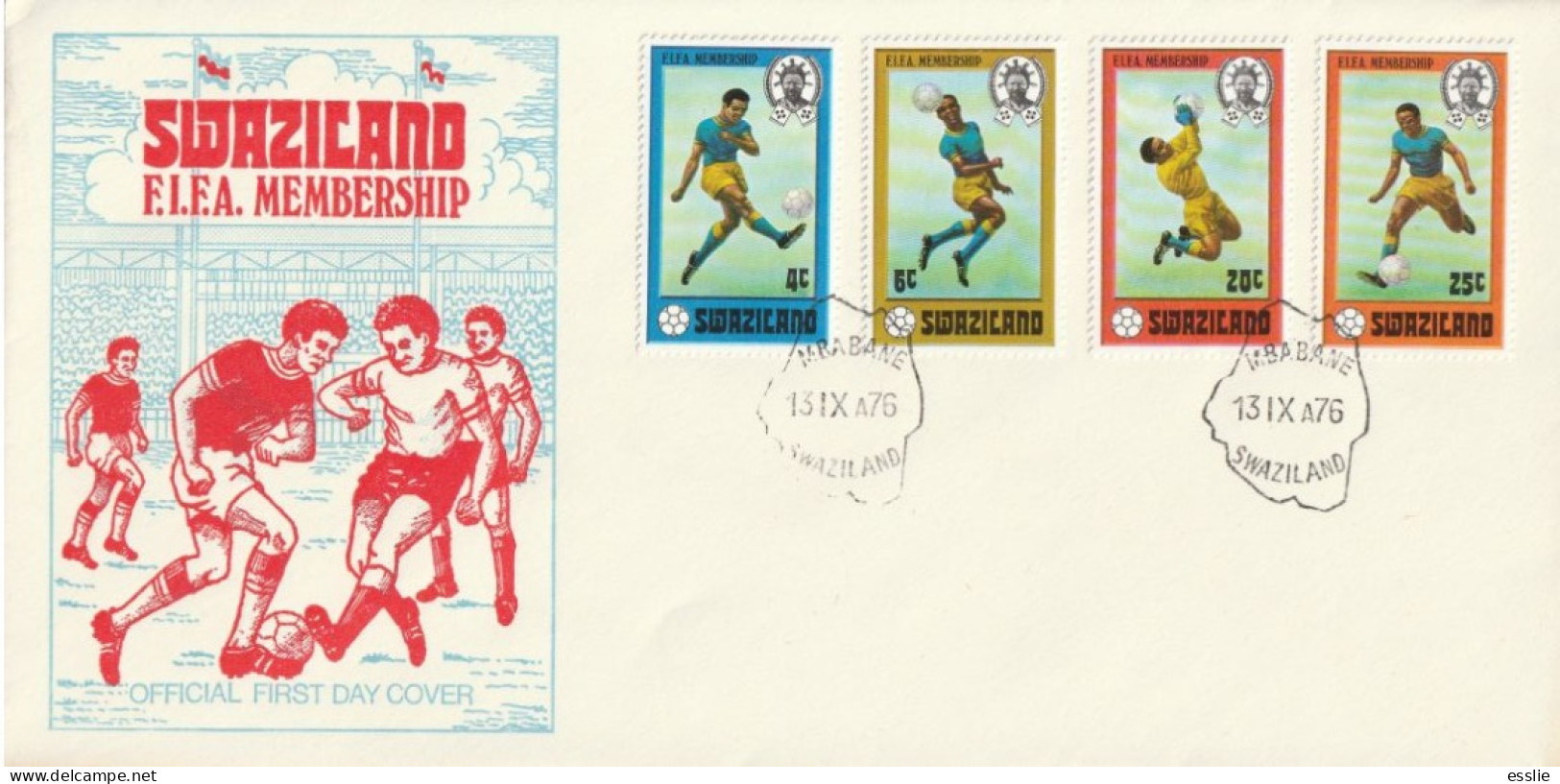 Swaziland - 1976 - FIFA Membership - Swaziland (1968-...)