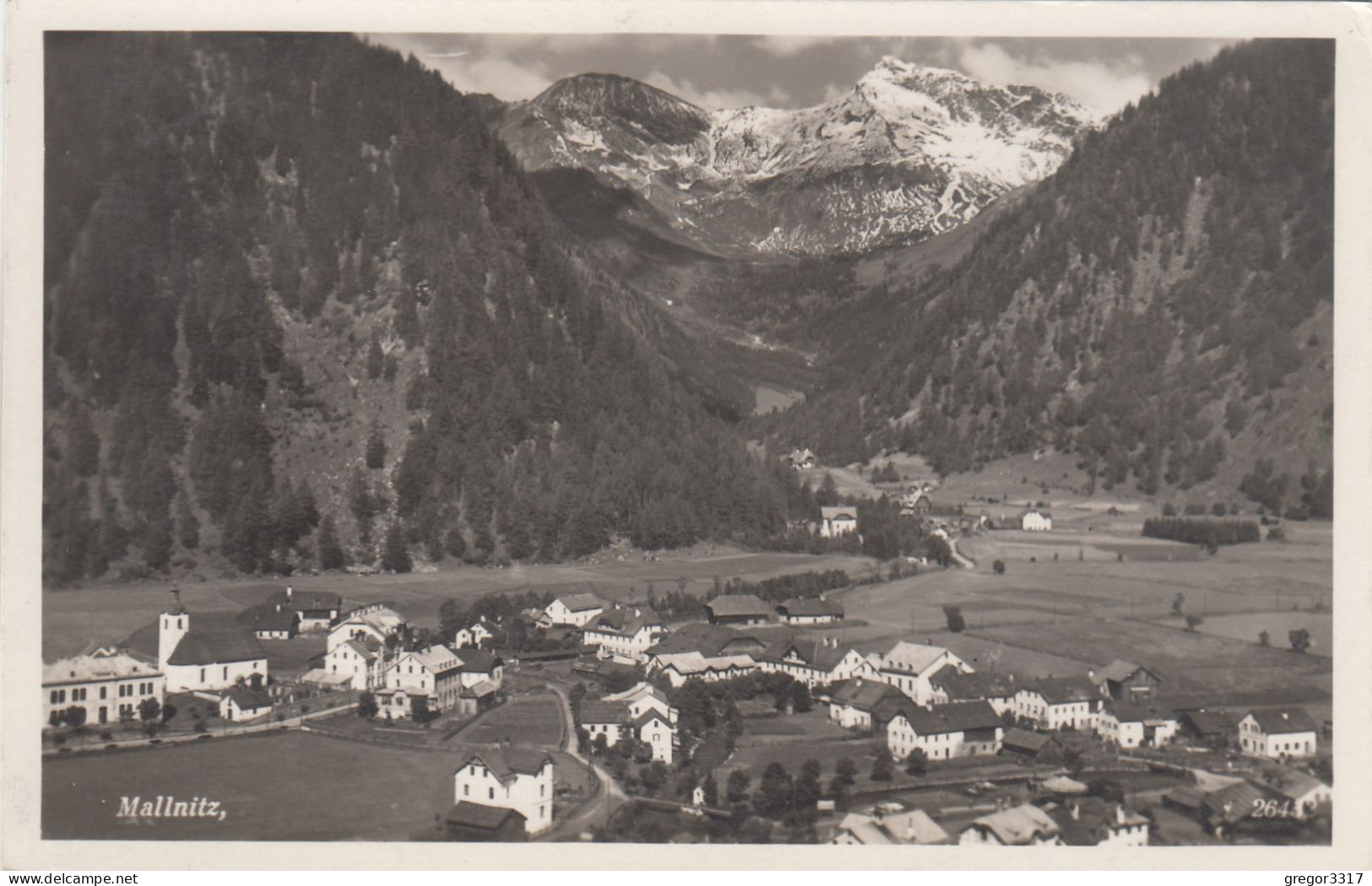 E791) MALLNITZ  - Kärnten - Sehr Schöne DETAIL Ansicht Mit Kleiner Kirche U. HAUS DETAILS Sowie Straßen ALT ! 6.6.1943 - Mallnitz