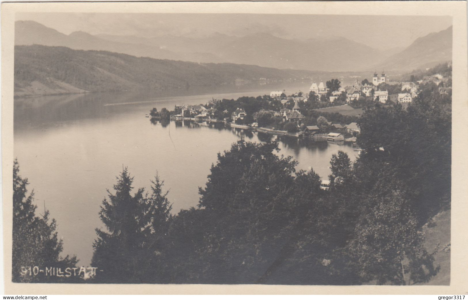 E799) MILLSTATT In Kärnten - Millstättersee - Tolle Alte FOTO AK Gegen Stift U. Häuser 1924 - Millstatt