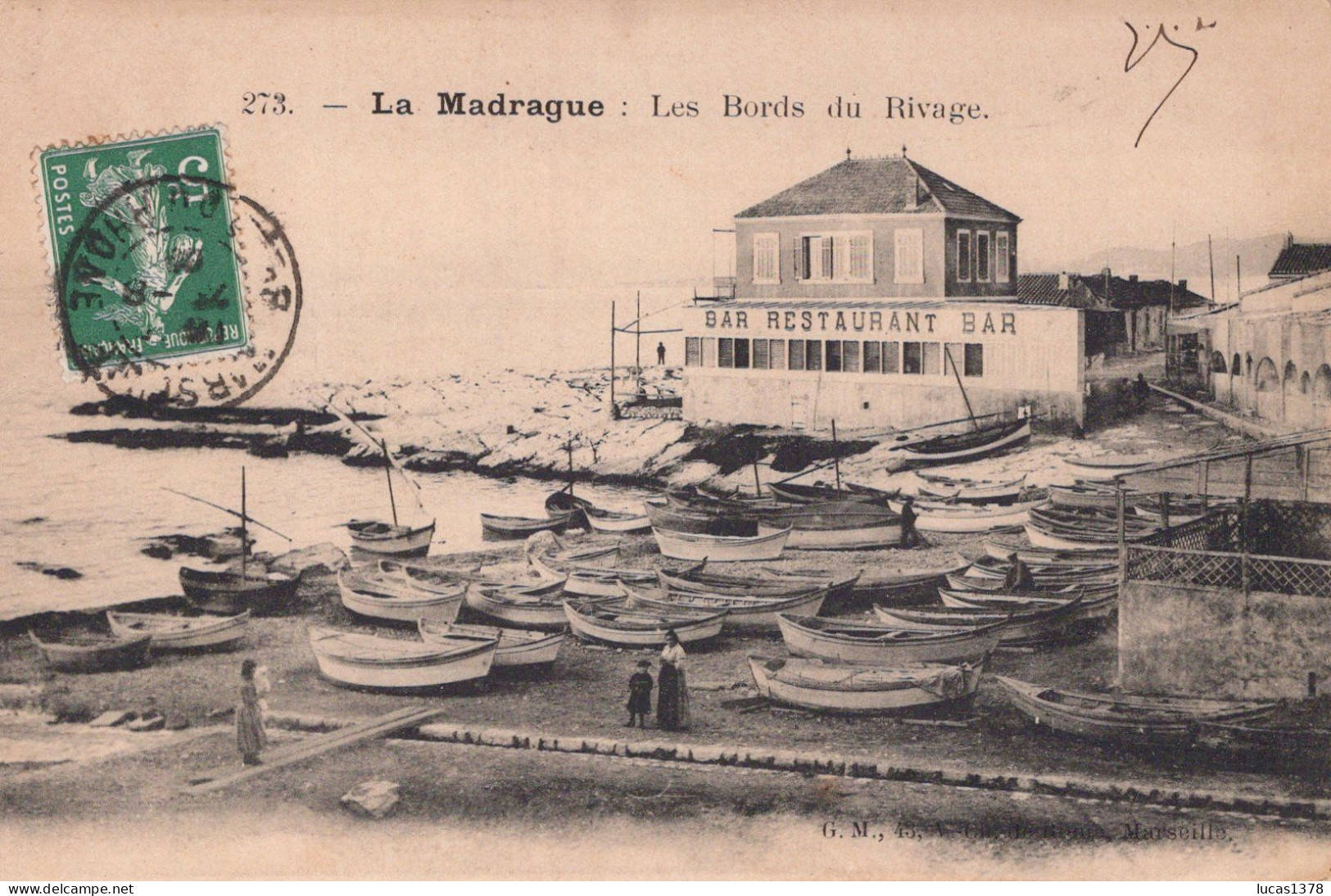 13 / MARSEILLE / LA MADRAGUE / LES BORDS DU RIVAGE / GM 273 - Quatieri Sud, Mazarques, Bonneveine, Pointe Rouge, Calanques